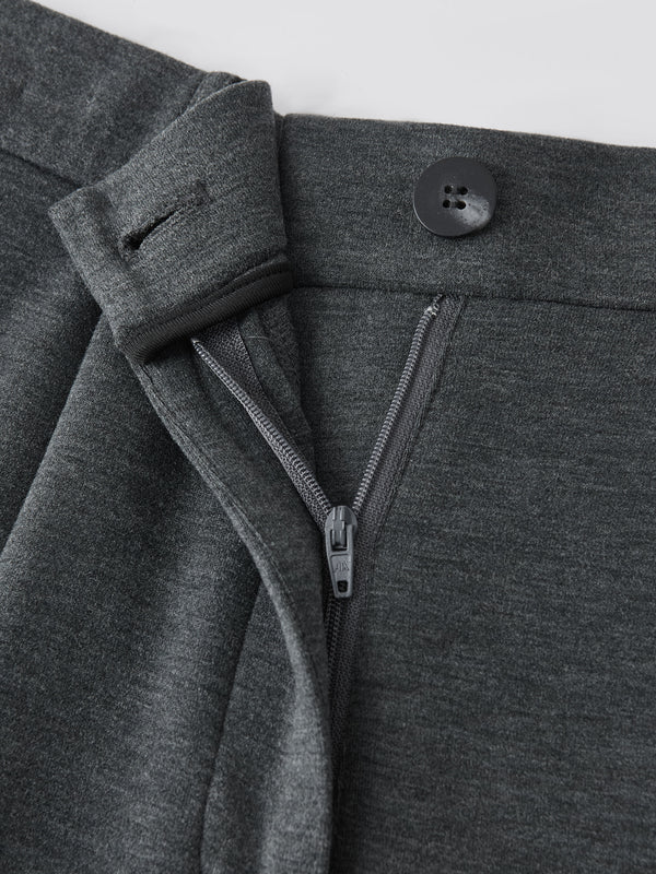 Cozy Warm High Rise Tapered Utility Pants with Pockets