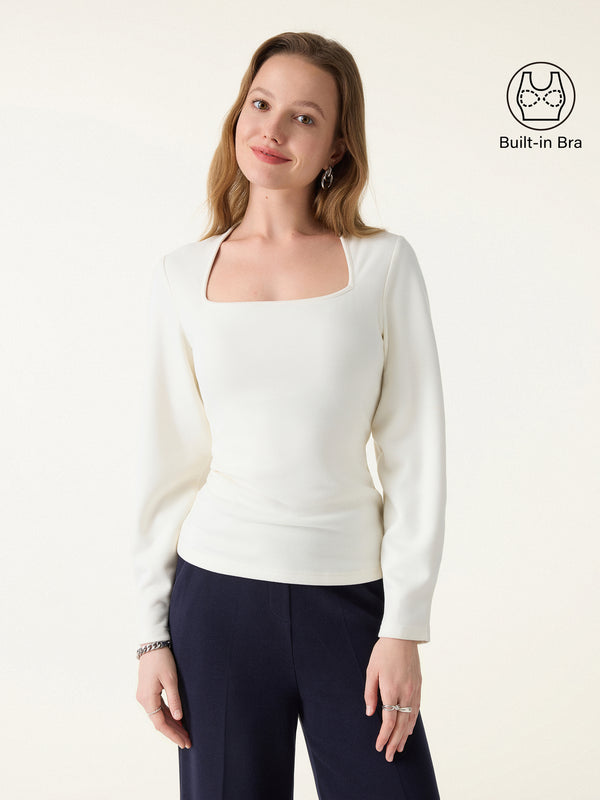 Square Neck Relaxed Sleeves Brami