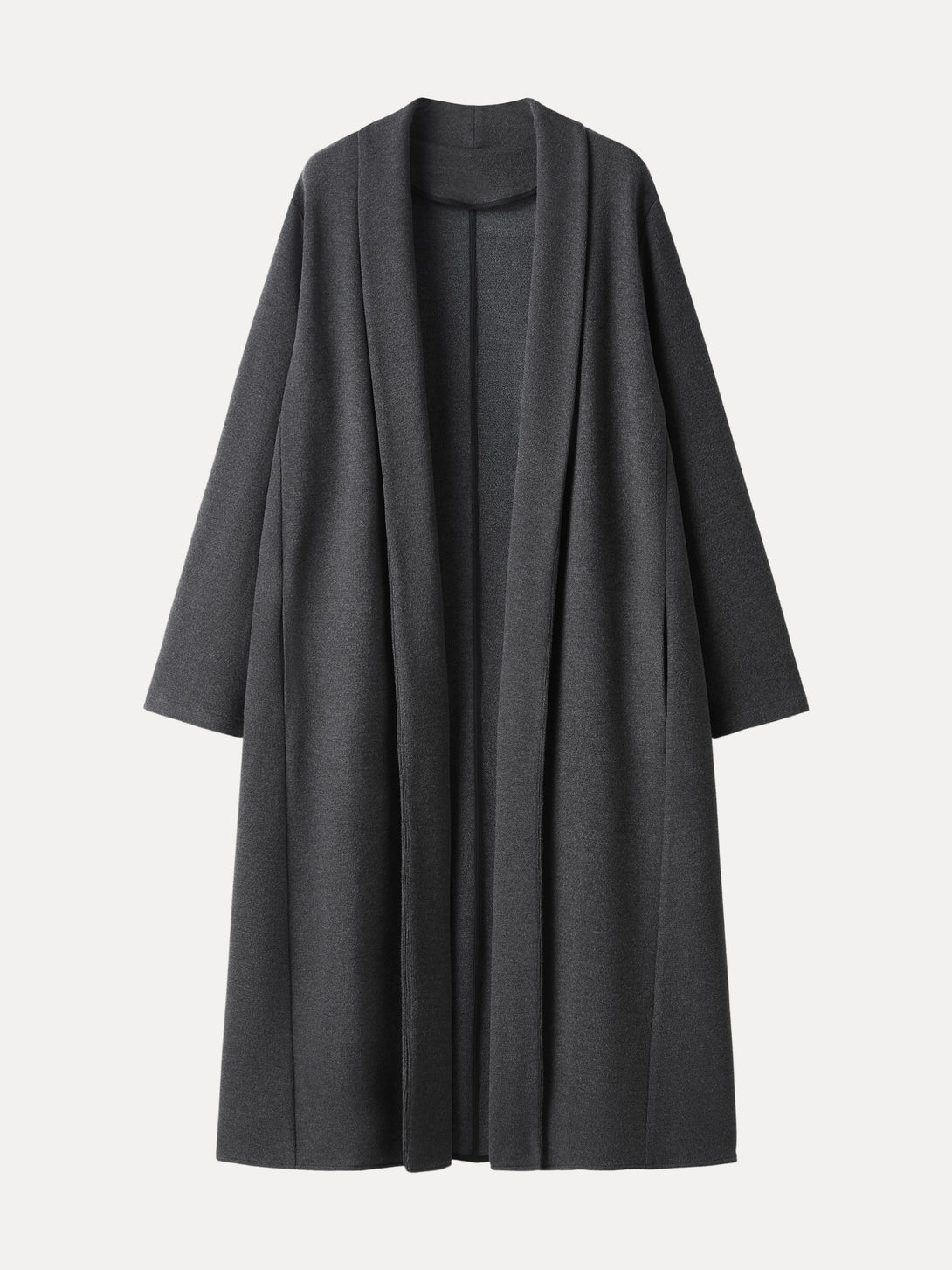 Shawl Collar Long Cardigan with Pockets