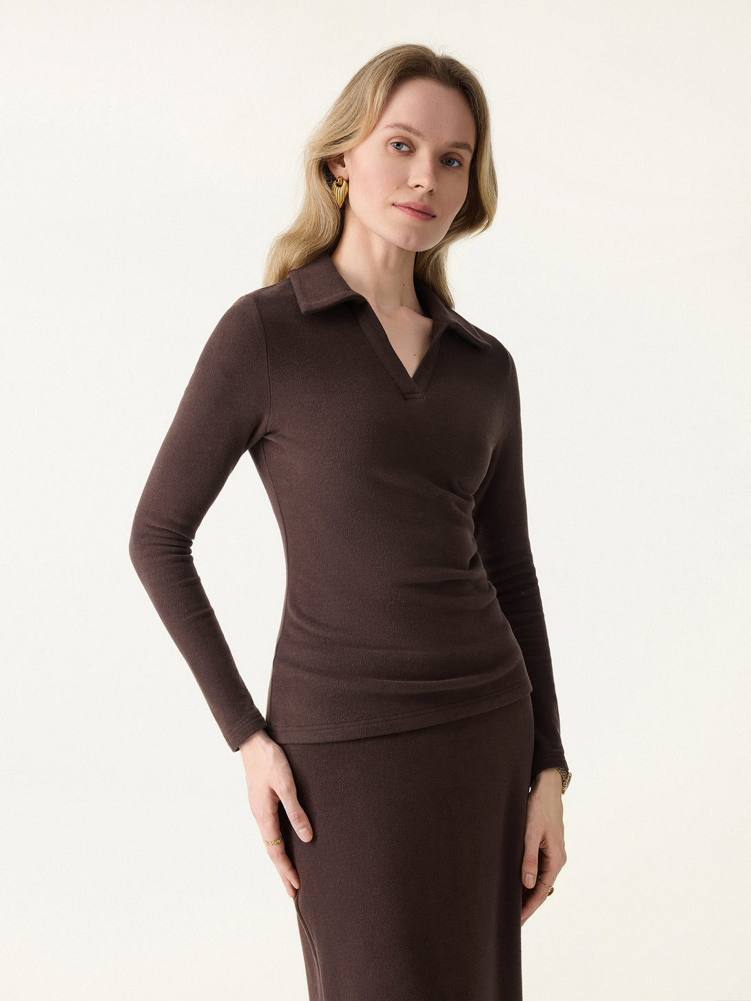 MaxWarm Polo Neck Long Sleeve Top