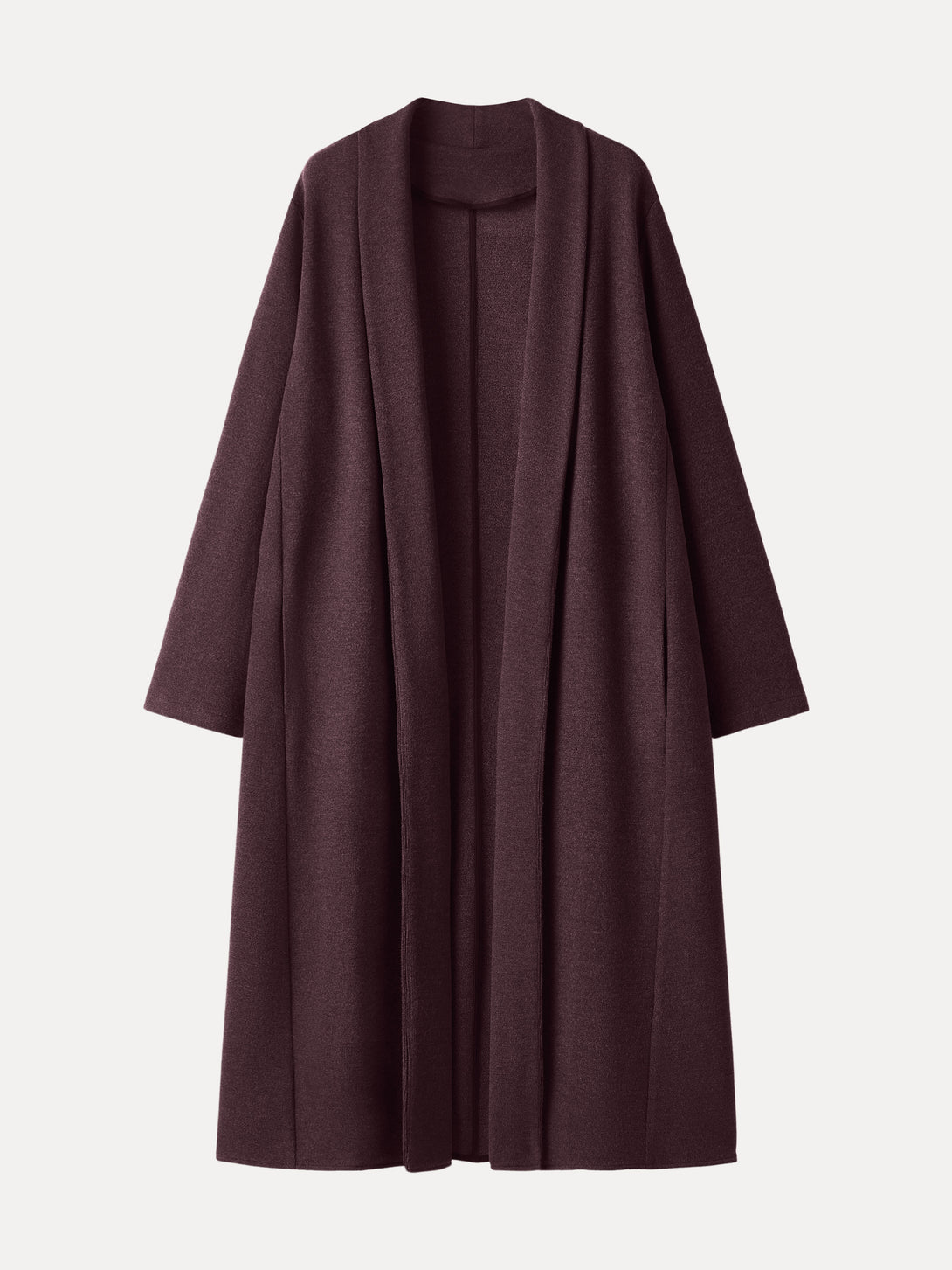 Shawl Collar Long Cardigan with Pockets