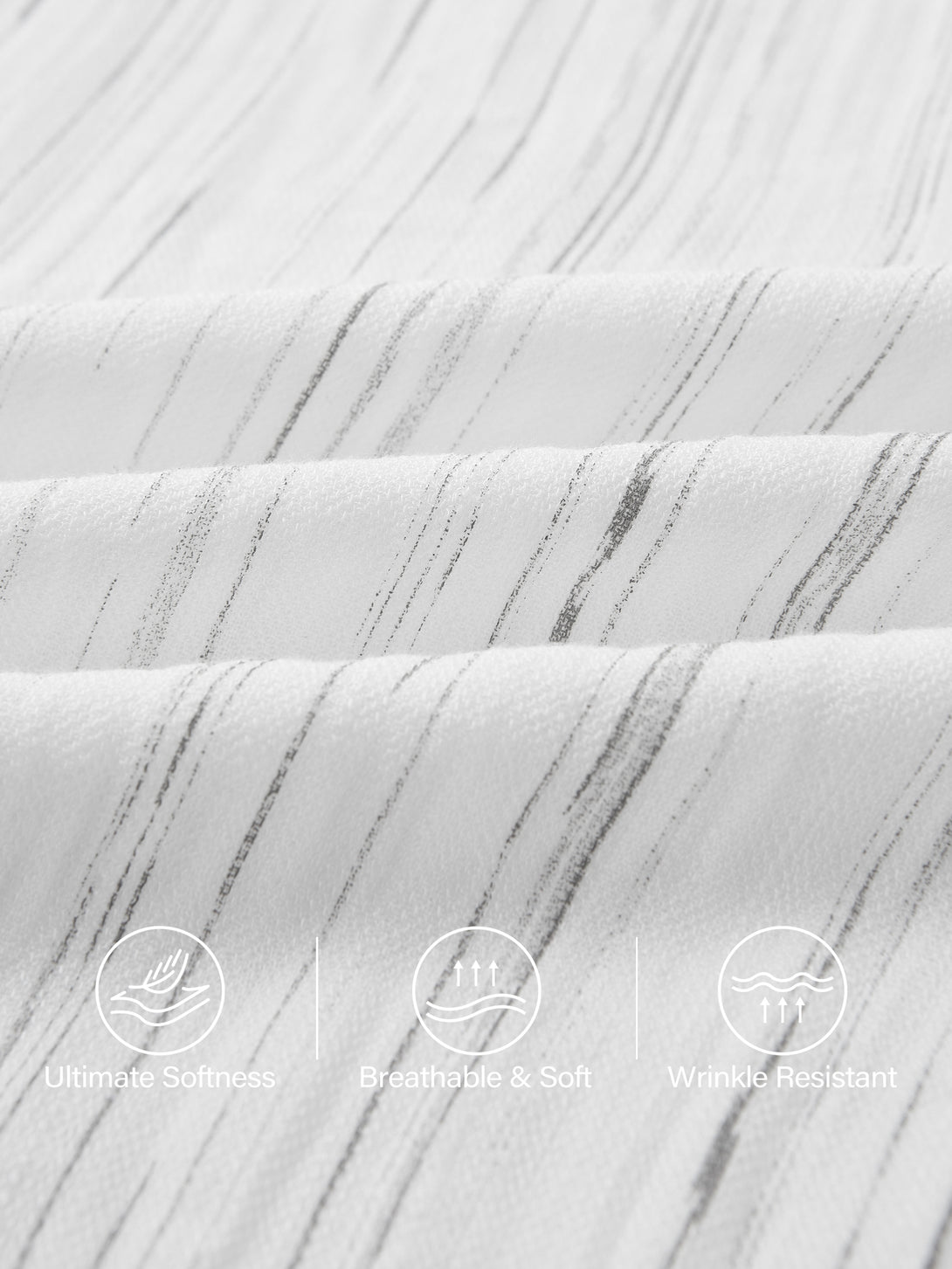 Summer Classic Striped Wide Leg Pants with Pockets