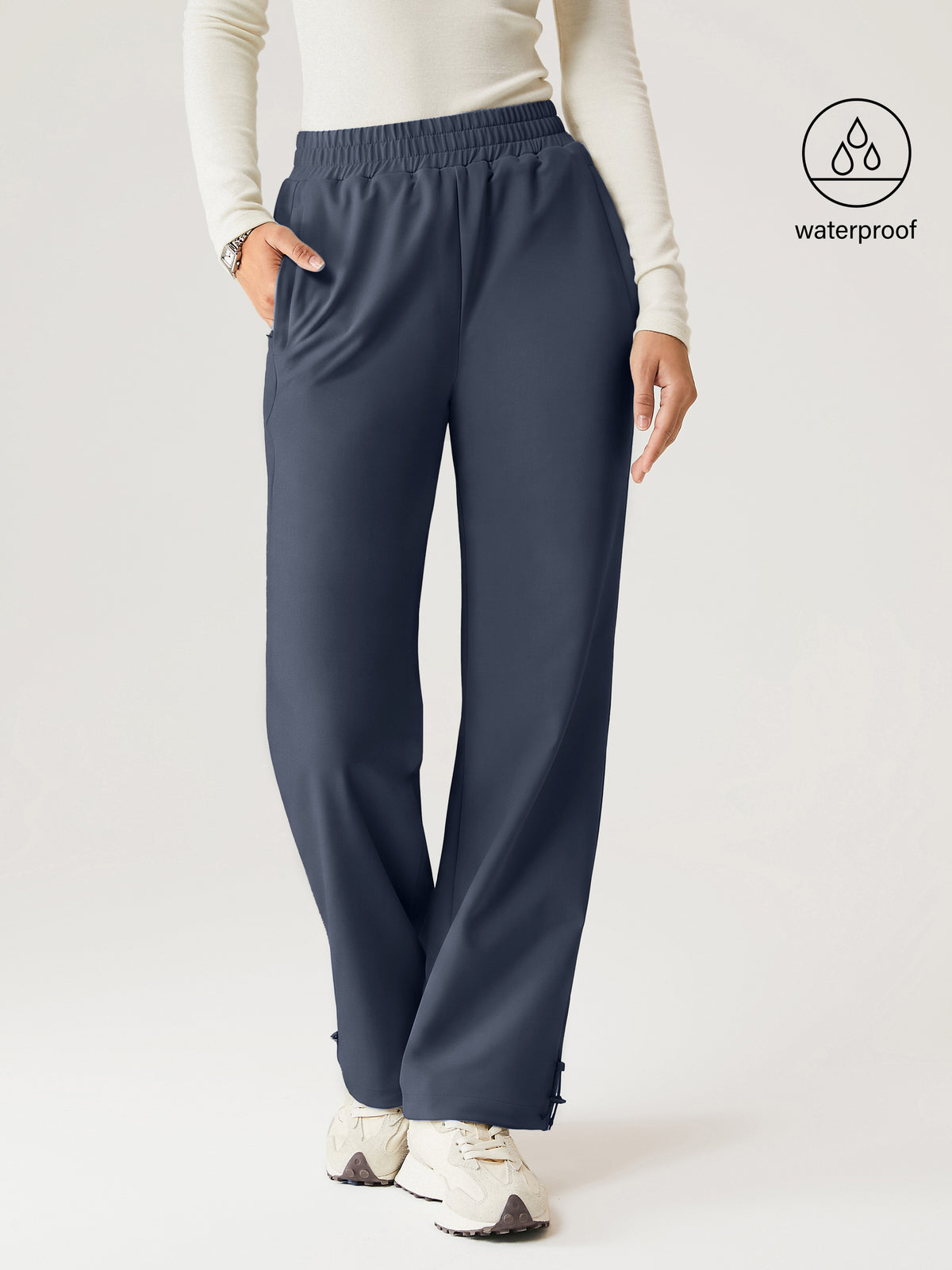 Water-Proof Fleece-Lined Elastic Waist Pant