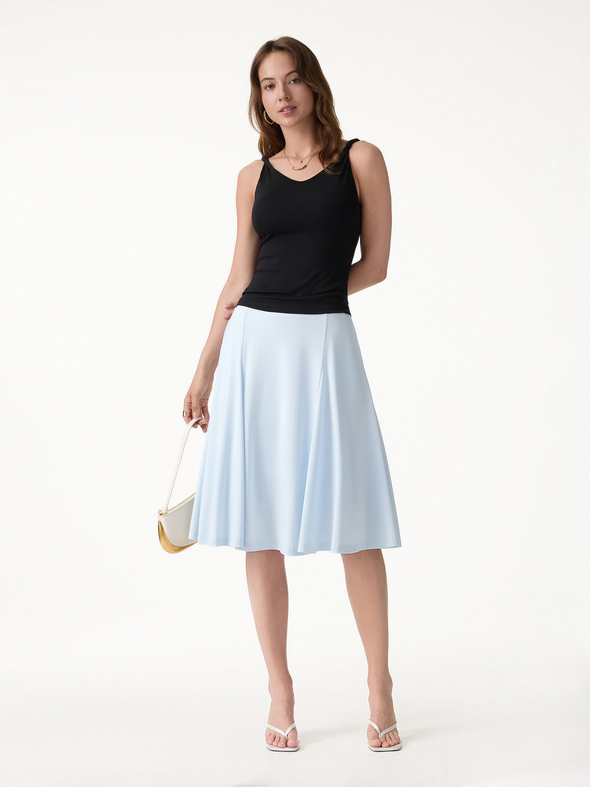 OGL CoolTouch Midi Circle Flare Skirt with Pockets – OGLmove