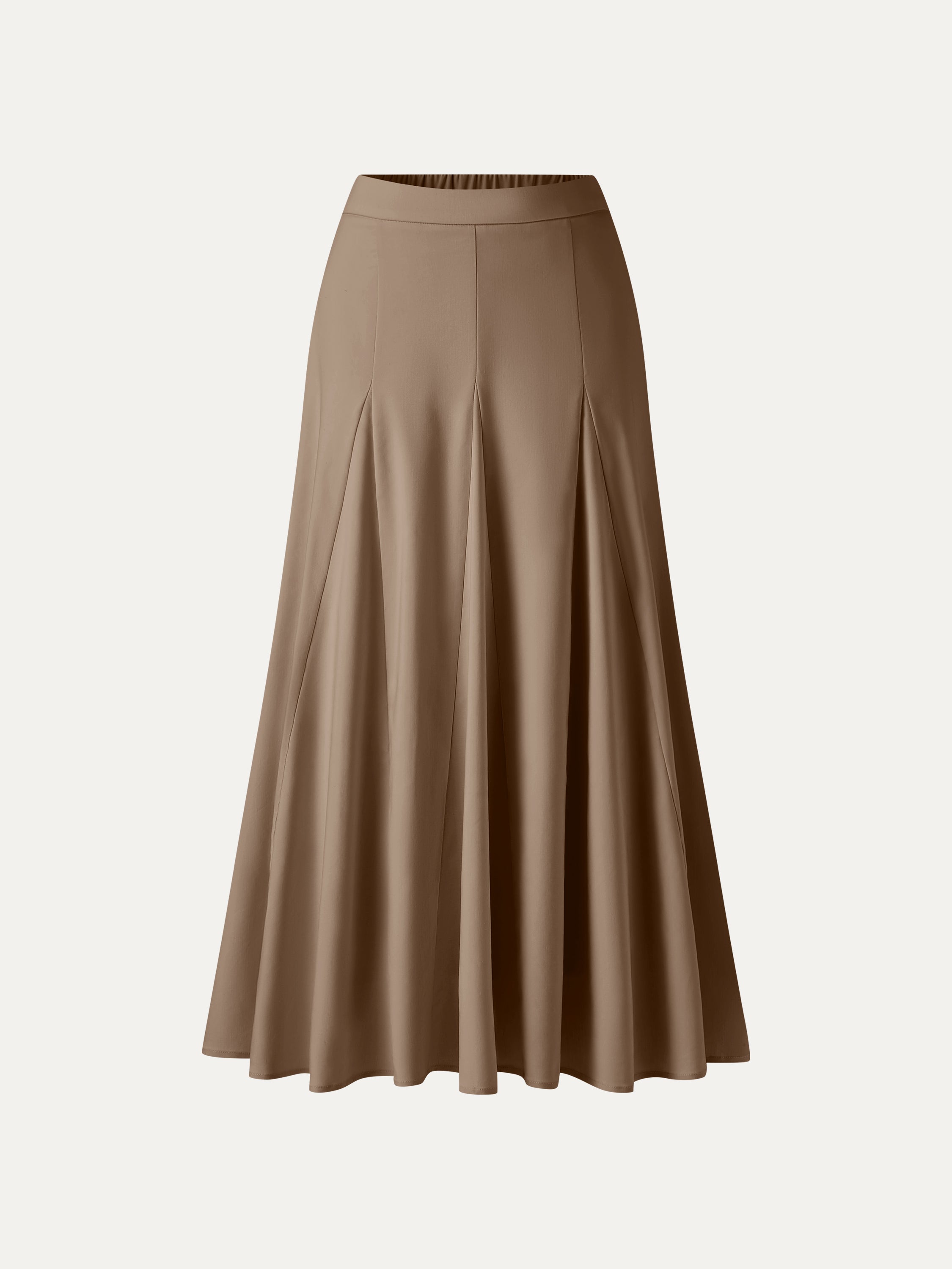 OGL Wrinkle-Resistant Linen Blend Maxi Flare Skirt – OGLmove