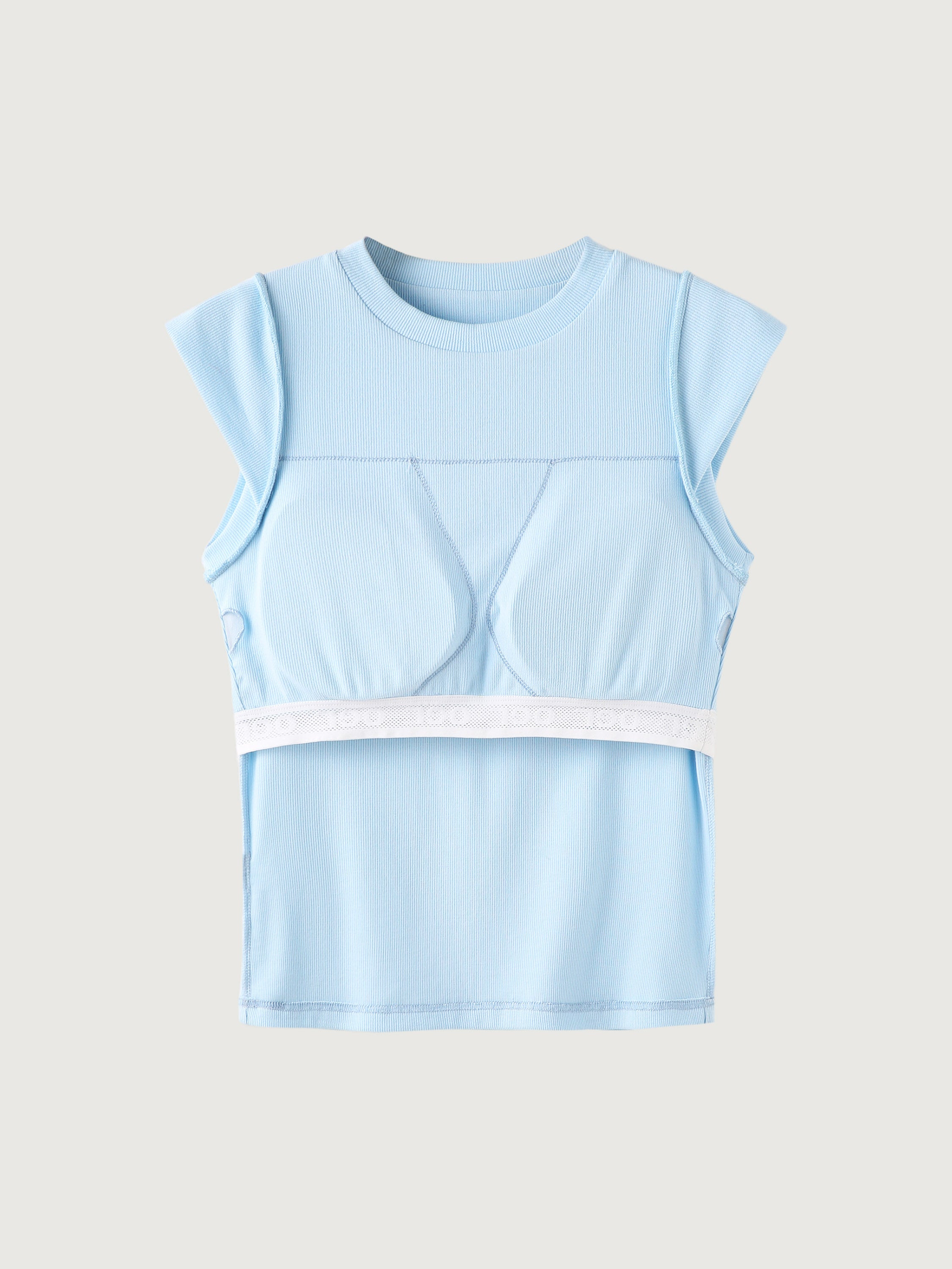 Ogl Plantive™ Cap Sleeve Brami Baby Tee