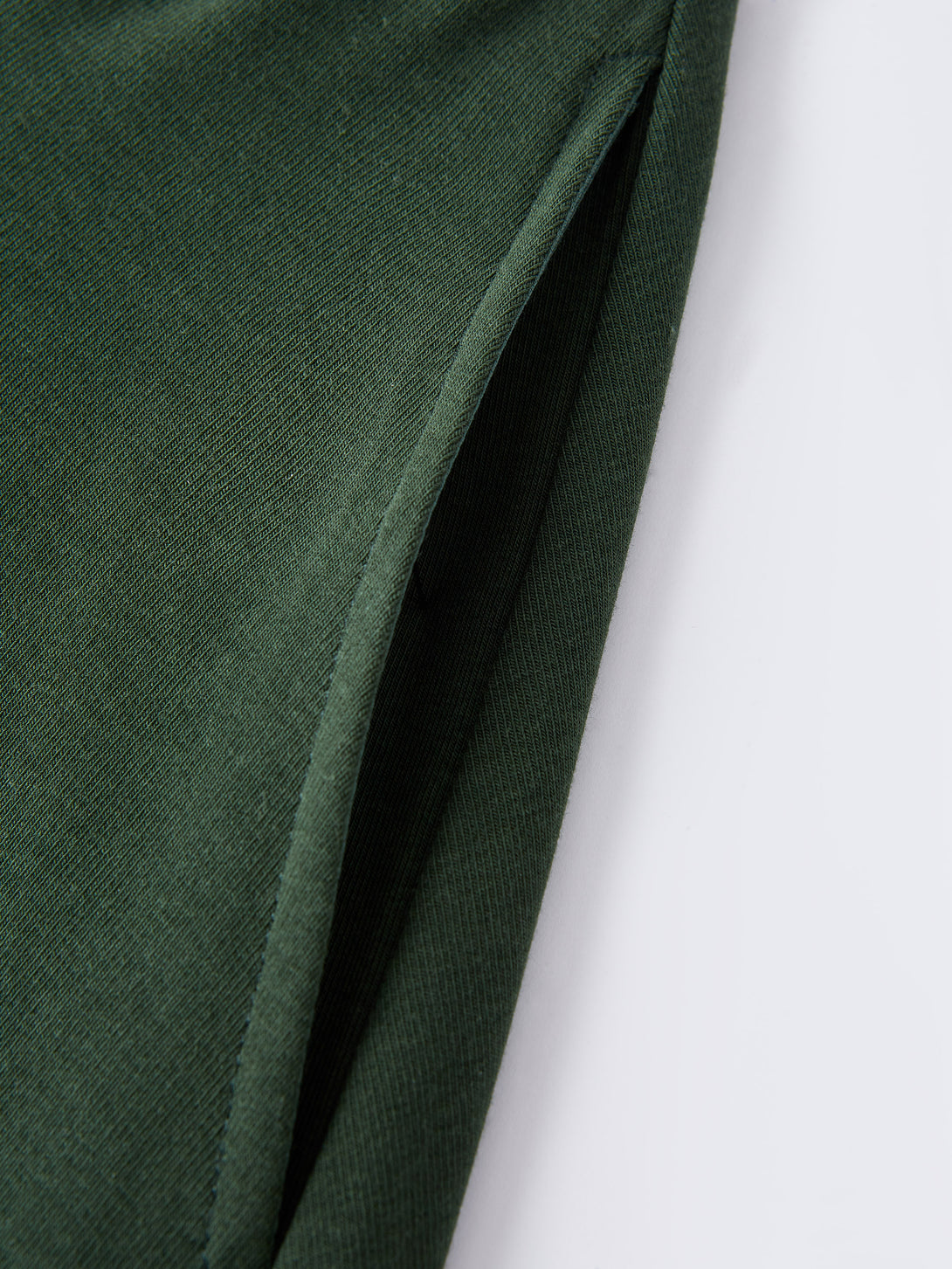 Stretch Cotton Maxi Umbrella Skirt with Pockets