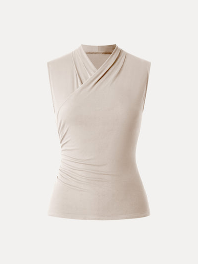 OGLmove Effortless Surplice Second-skin Tank Fog XS