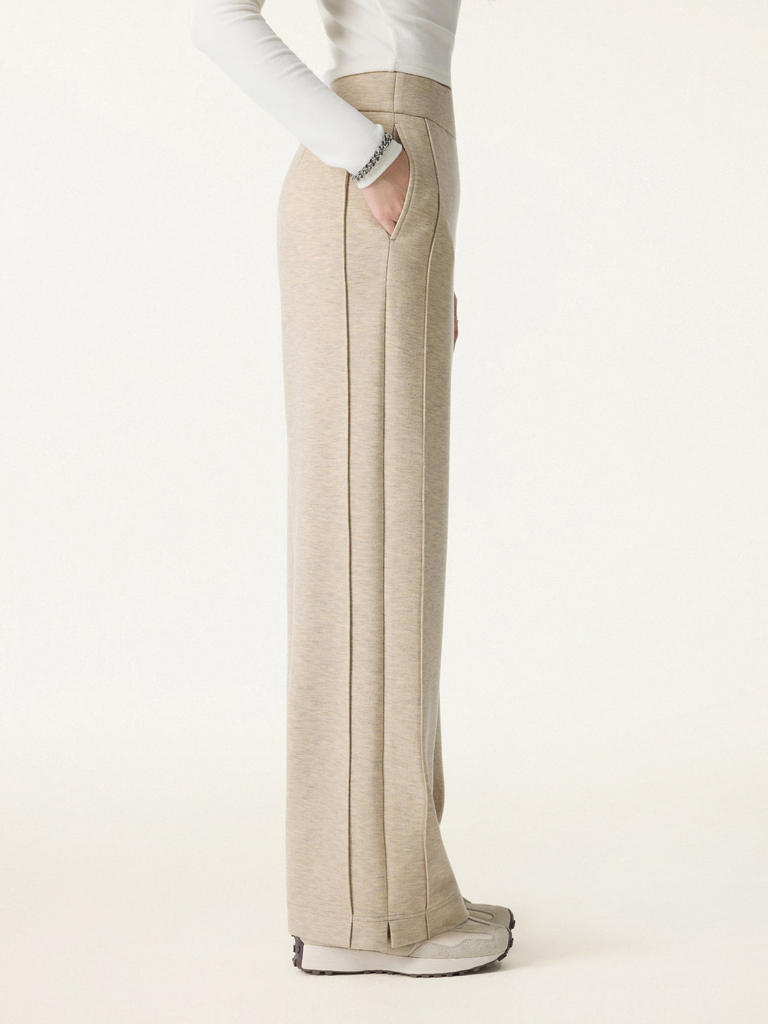 Cozy Warm High Rise Straight Leg Pull-On Pants
