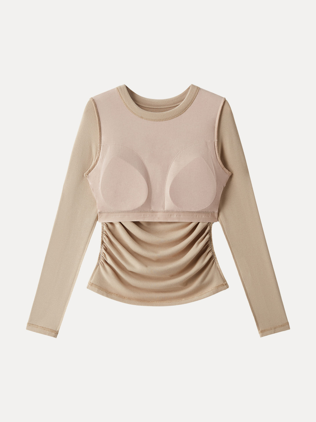 ProWarm Crewneck Ruched Brami