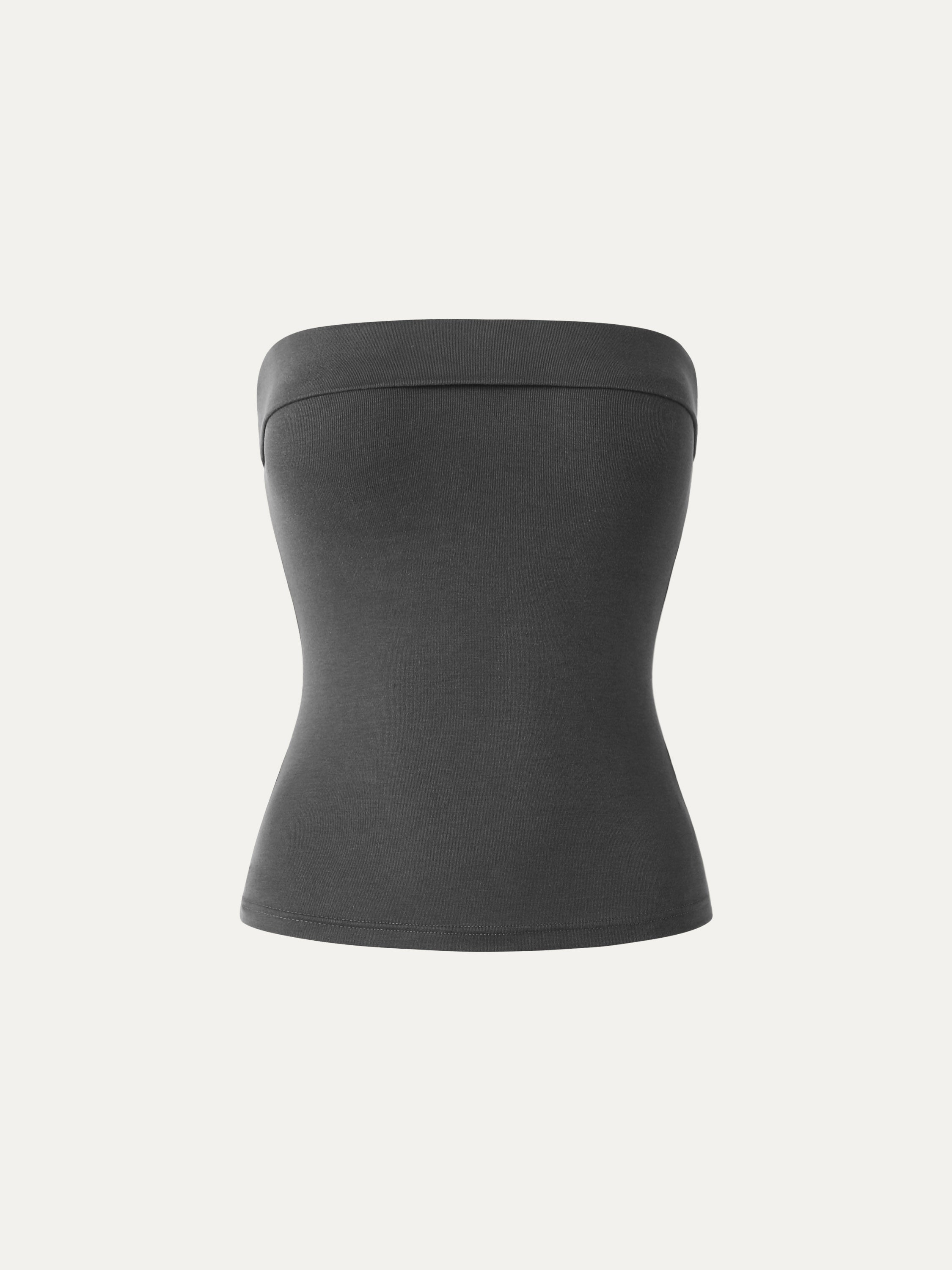 Eco-SkinKiss® Fold-Down Brami Tube Top - Black