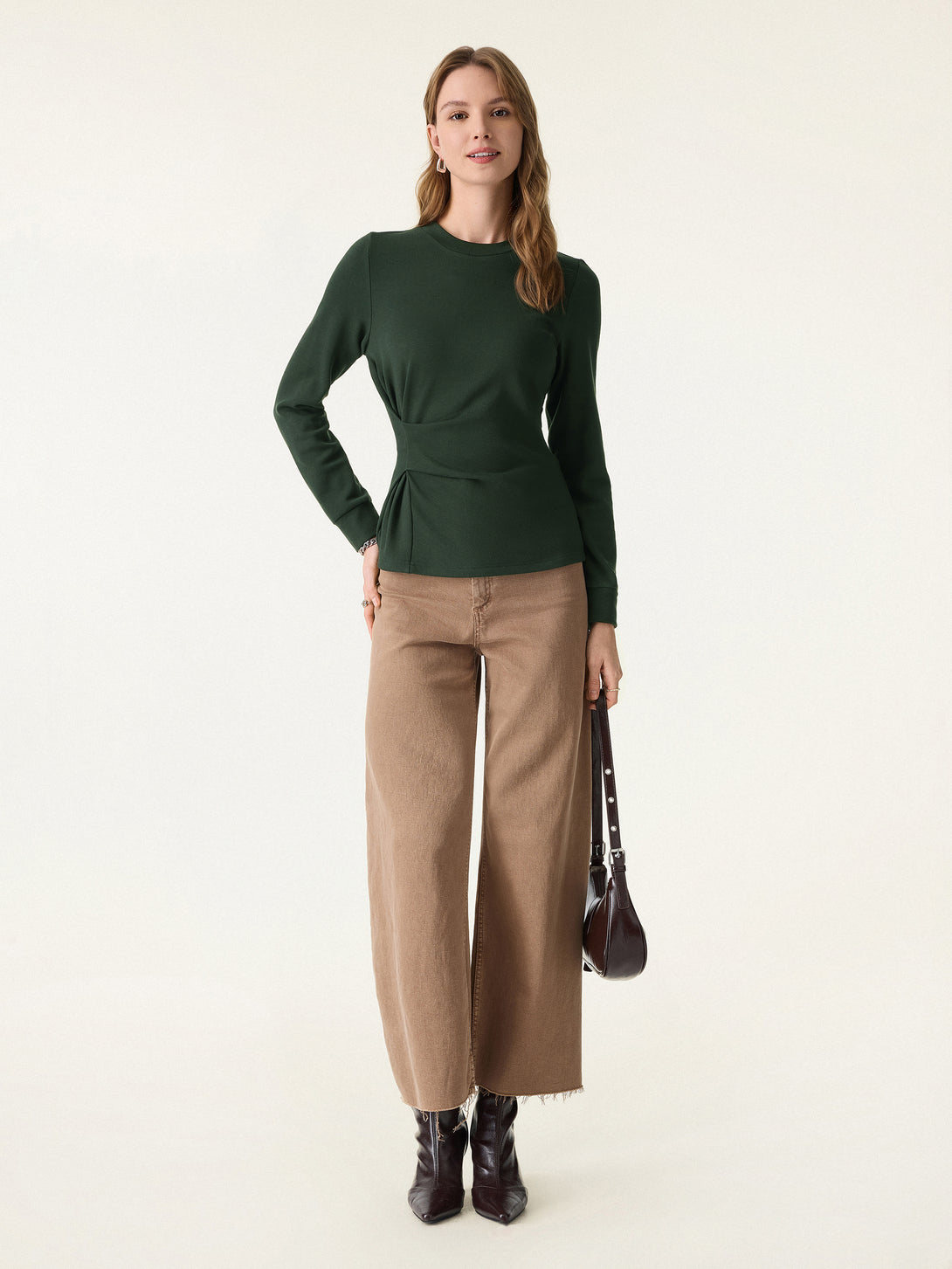 ProWarm Crewneck Tucked Long Sleeve Top