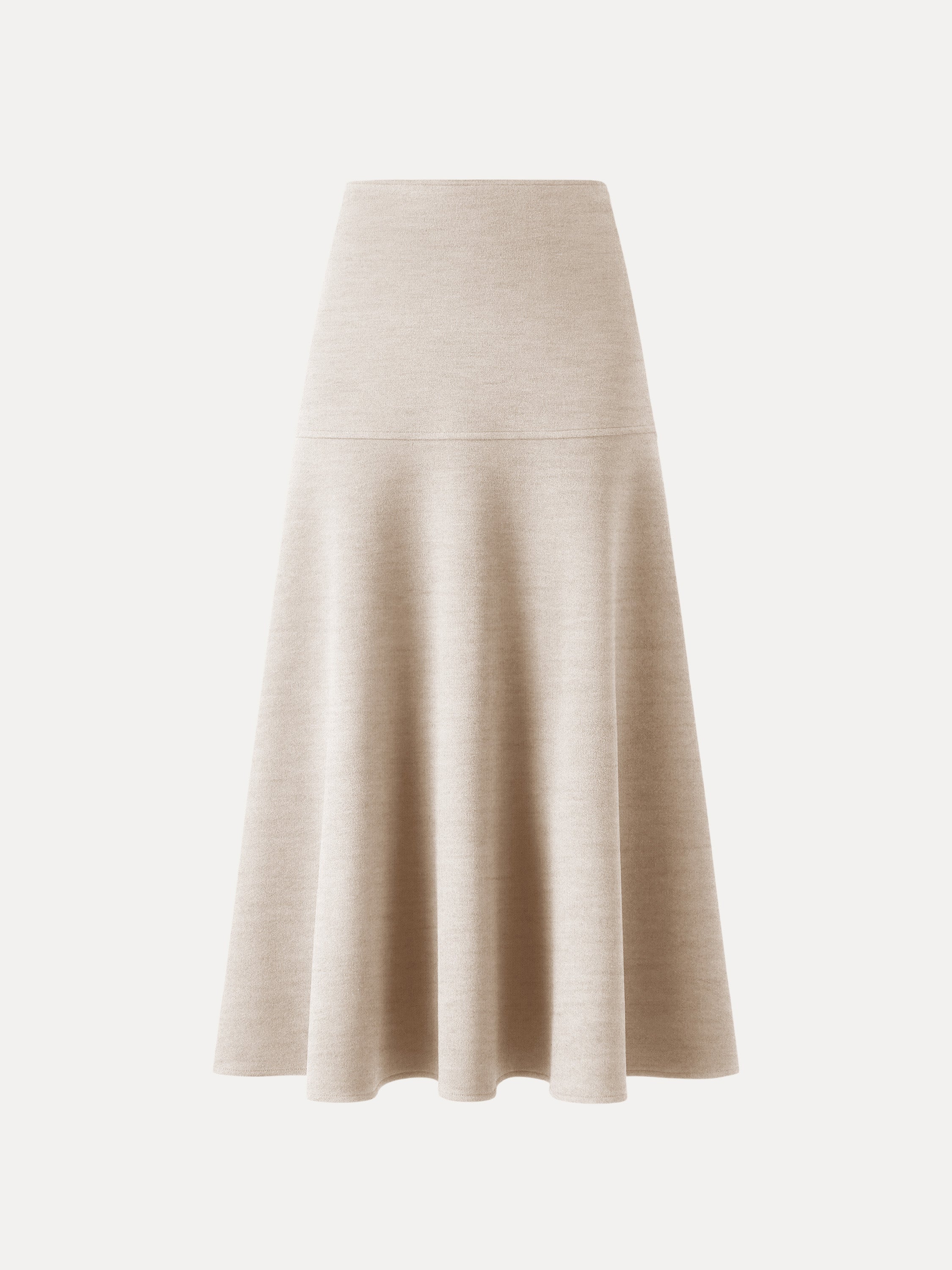 Wool-Like Flared Maxi Skirt – OGLmove