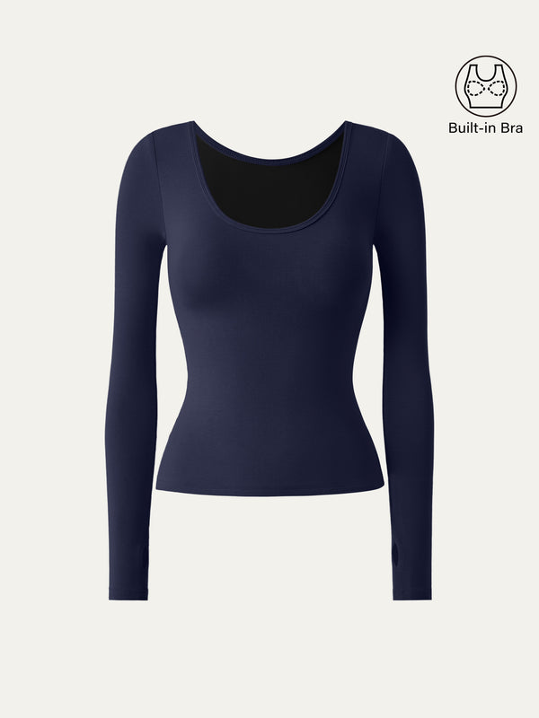 Second Skin Multi-Wear Brami Top Midnight Navy XS