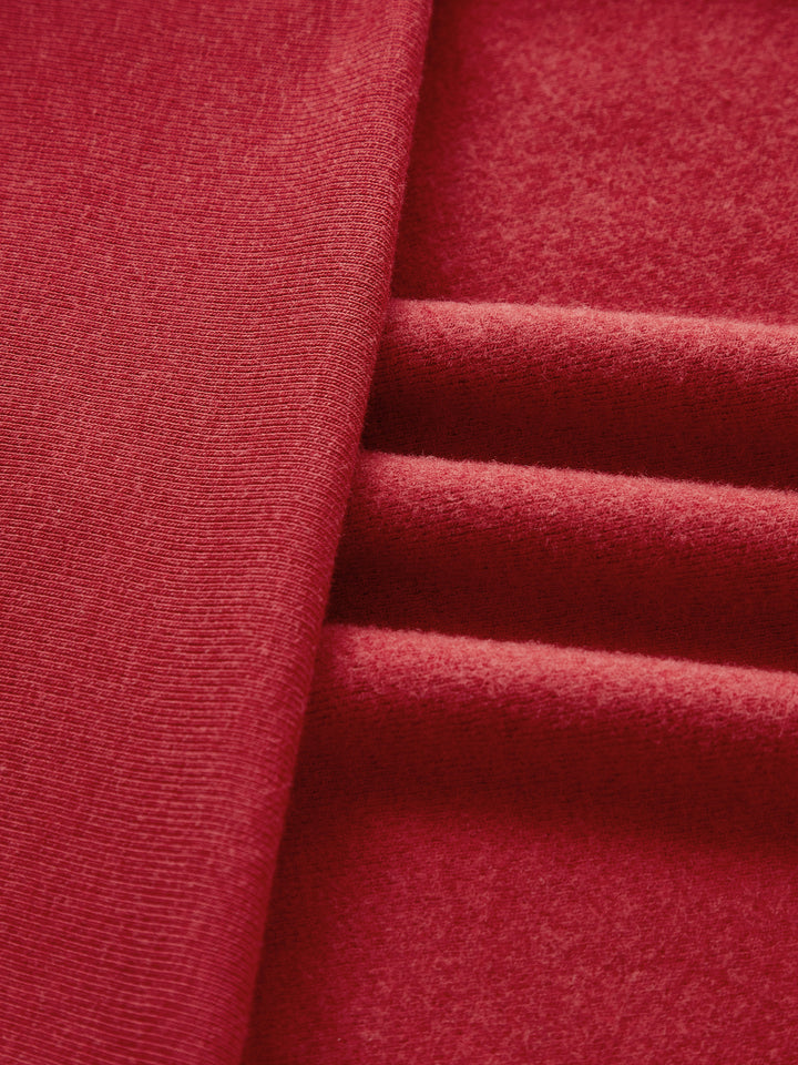 the fabric of red boat neck top