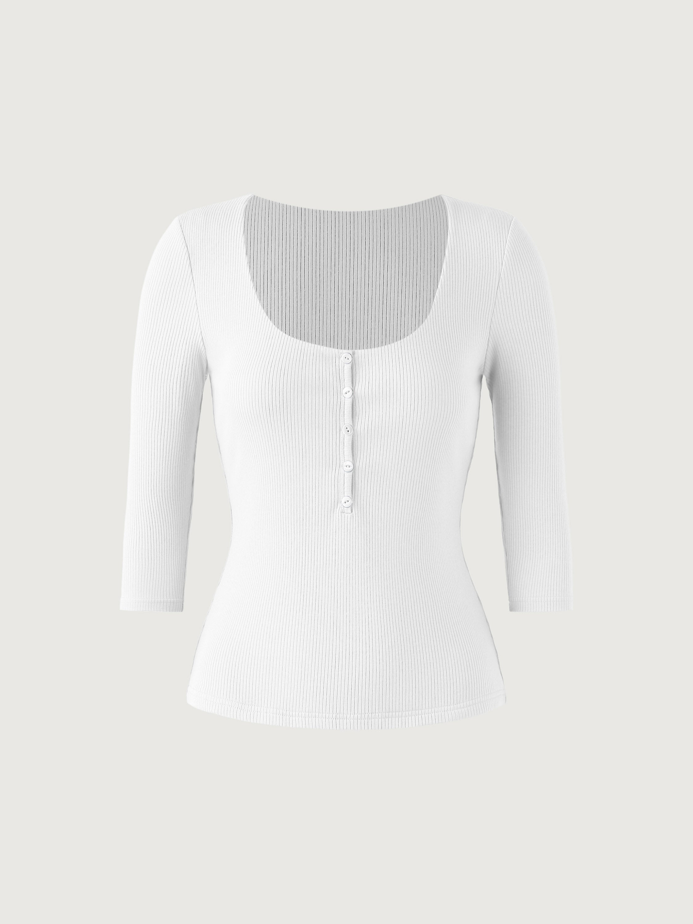 3/4 Sleeve Henley Tops – OGLmove