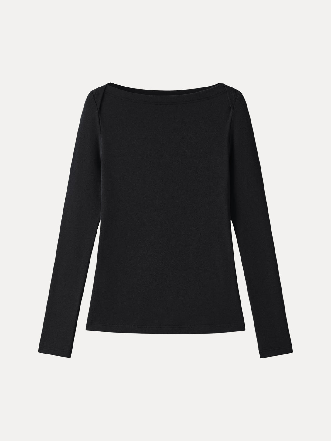 ProWarm Boatneck Long Sleeve Top Black XS