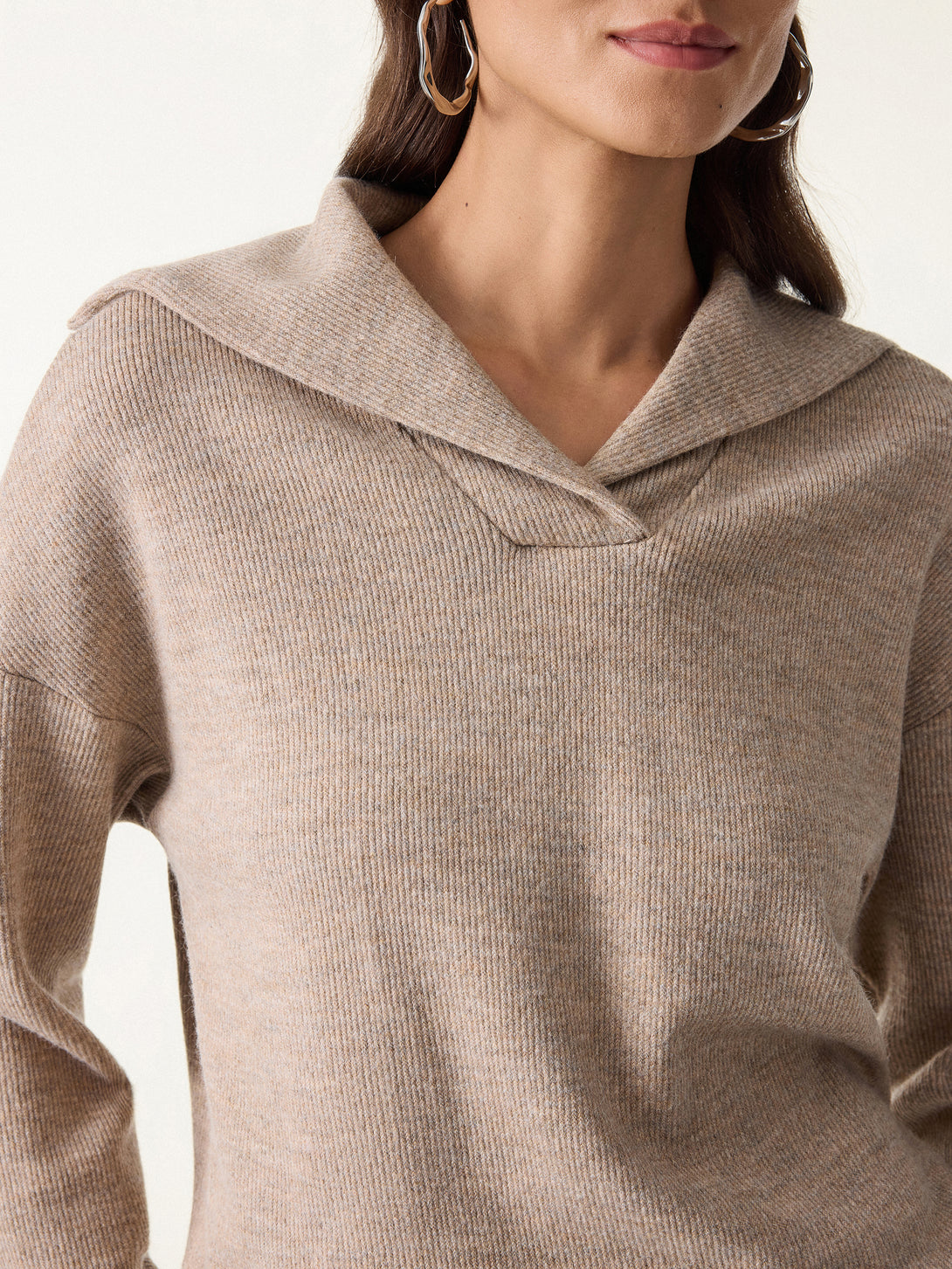 Cozy Warm V-Neck Relaxed Fit Pullover
