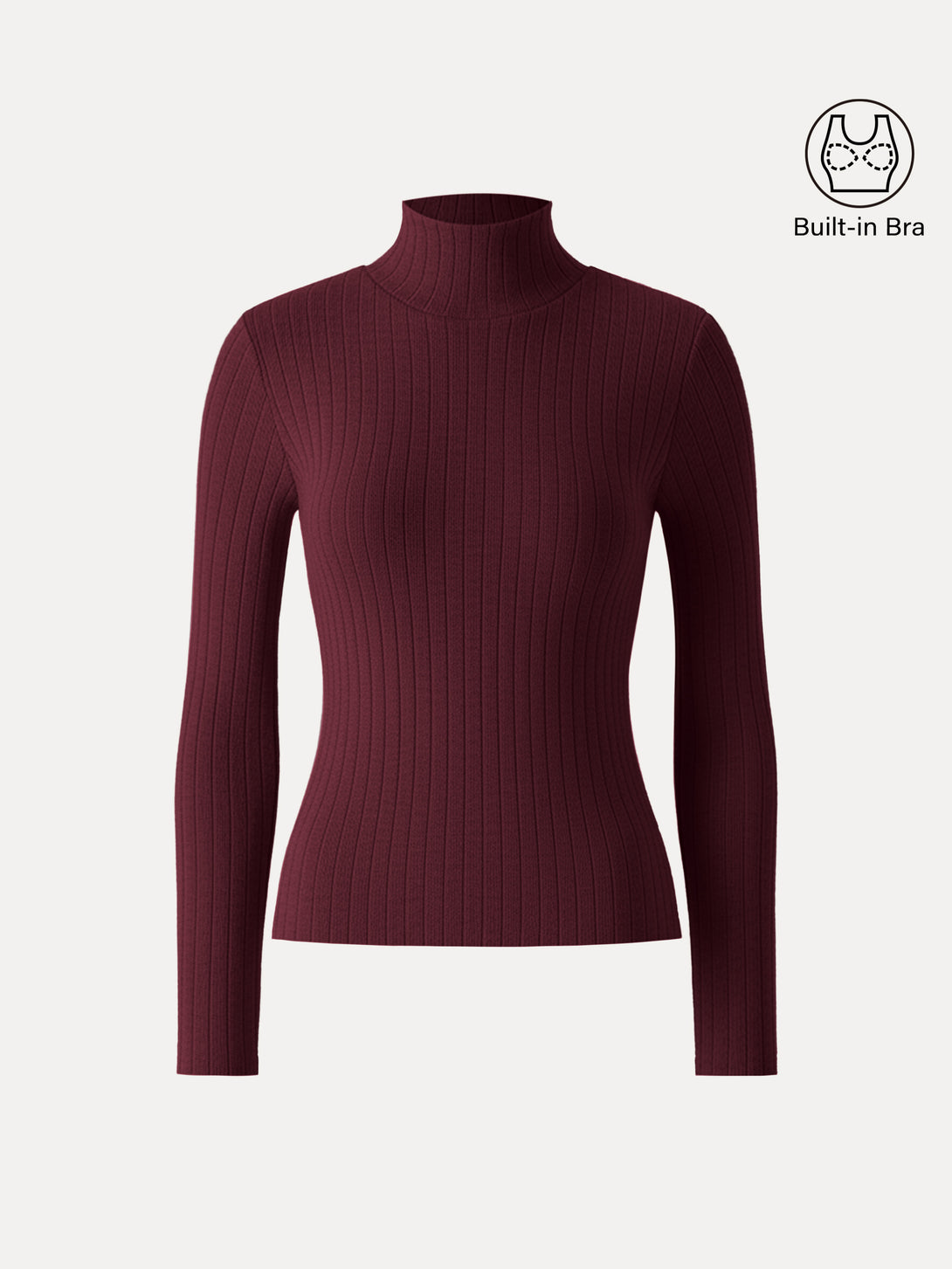 Turtleneck Wide Ribbed Long Sleeve Brami Ancora XS