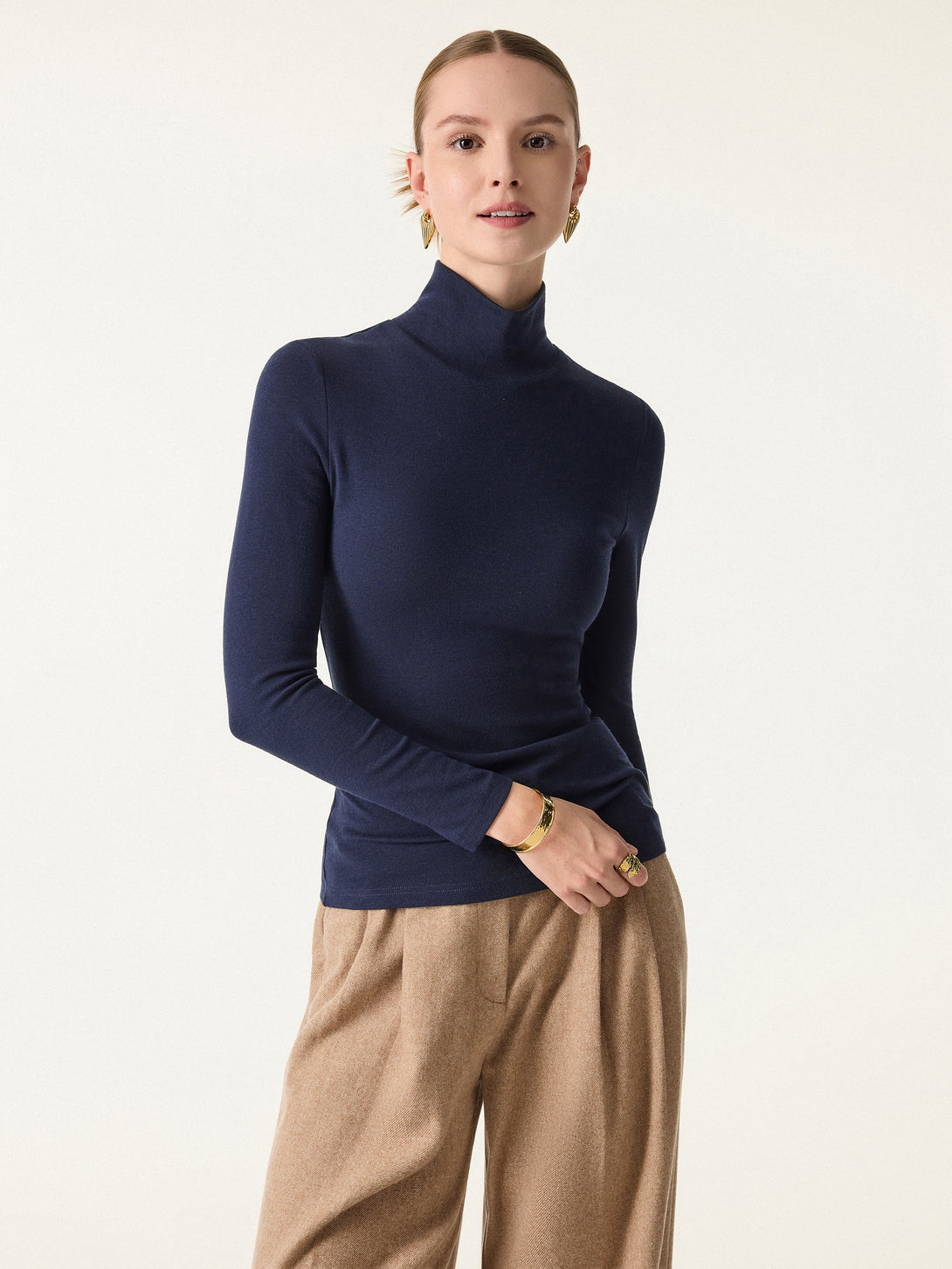 Turtleneck Long Sleeve Brami