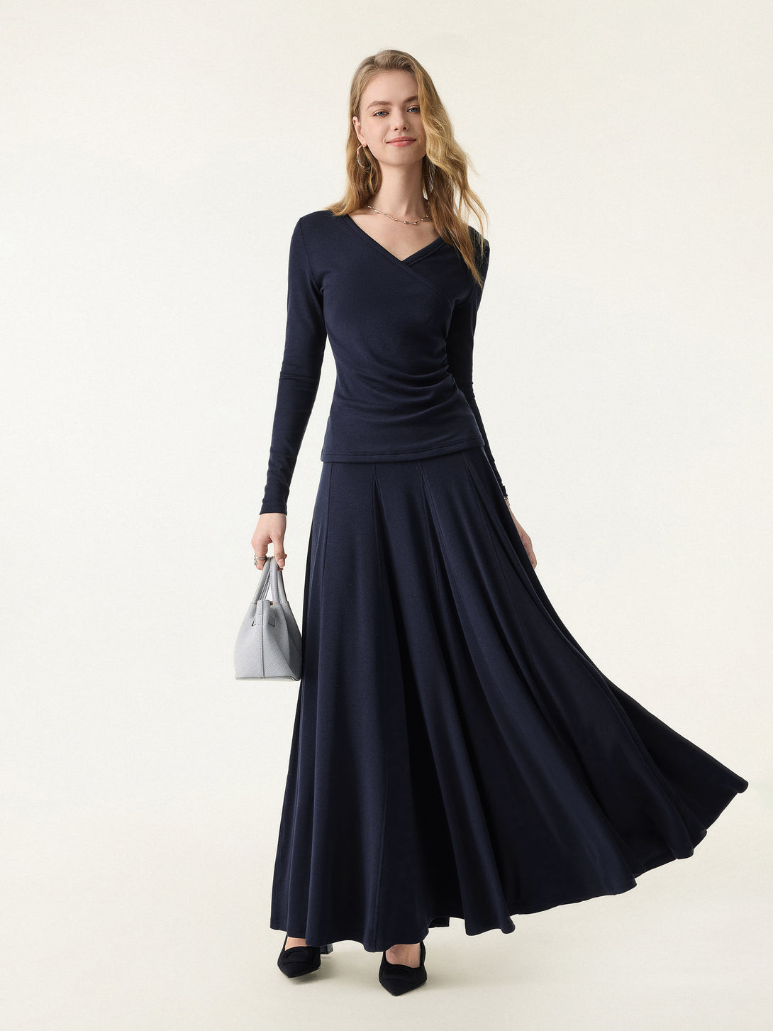 Casual Everyday Essential Oversized Fit Ruby Berry/M Skirts Mid Rise Women Bottoms OGLmove