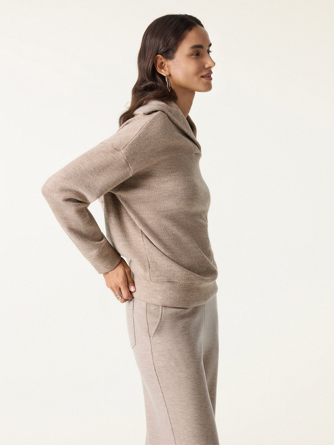 Cozy Warm V-Neck Relaxed Fit Pullover