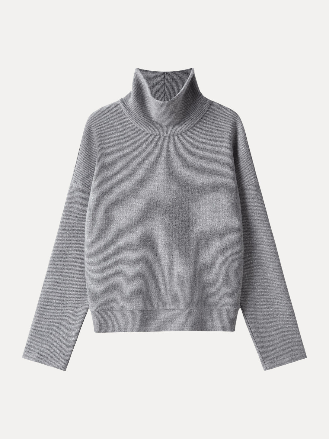 Turtleneck Relaxed Fit Long Sleeve Top