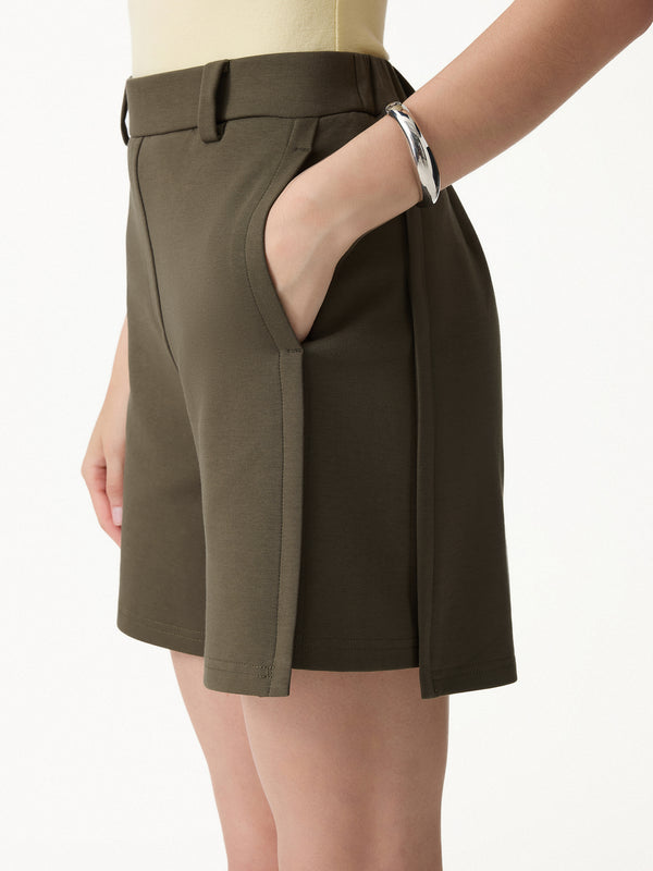 OGLmove Air Cotton Mid-Rise Travel Shorts with Pockets