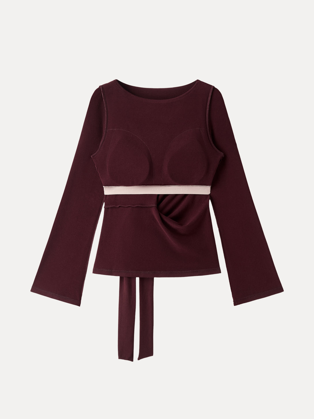 Bow-Tie Belted Bell Sleeve Brami