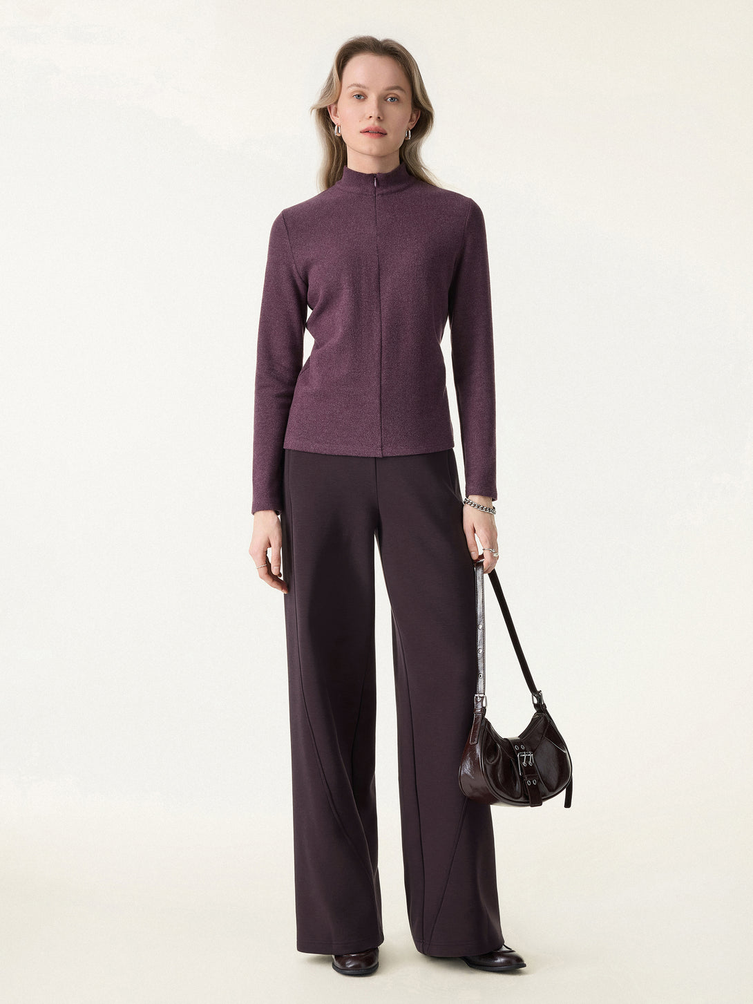 MaxWarm Mockenck Half-zipped Long Sleeve Top