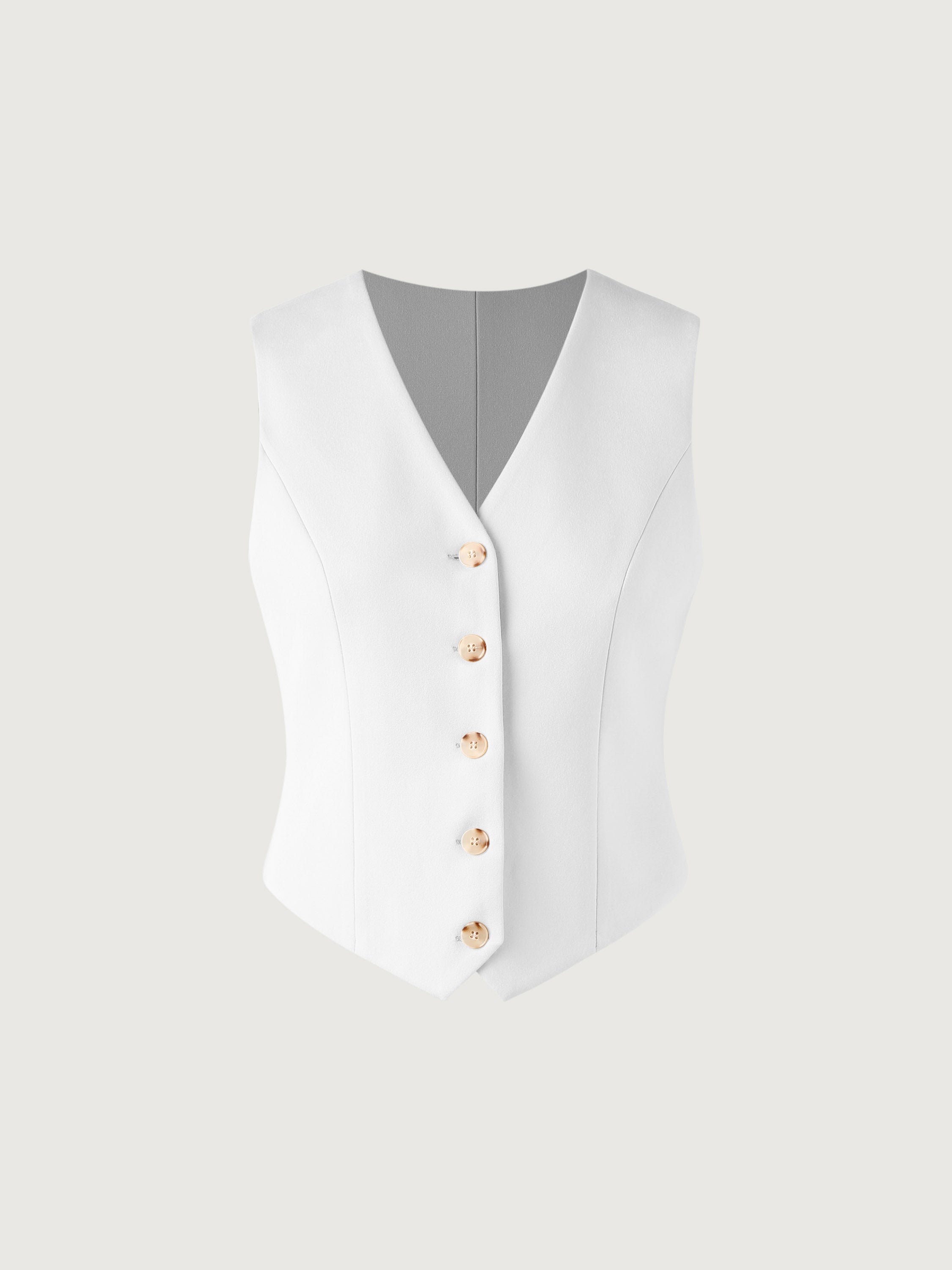 Ogl V-Neck Cropped Vest