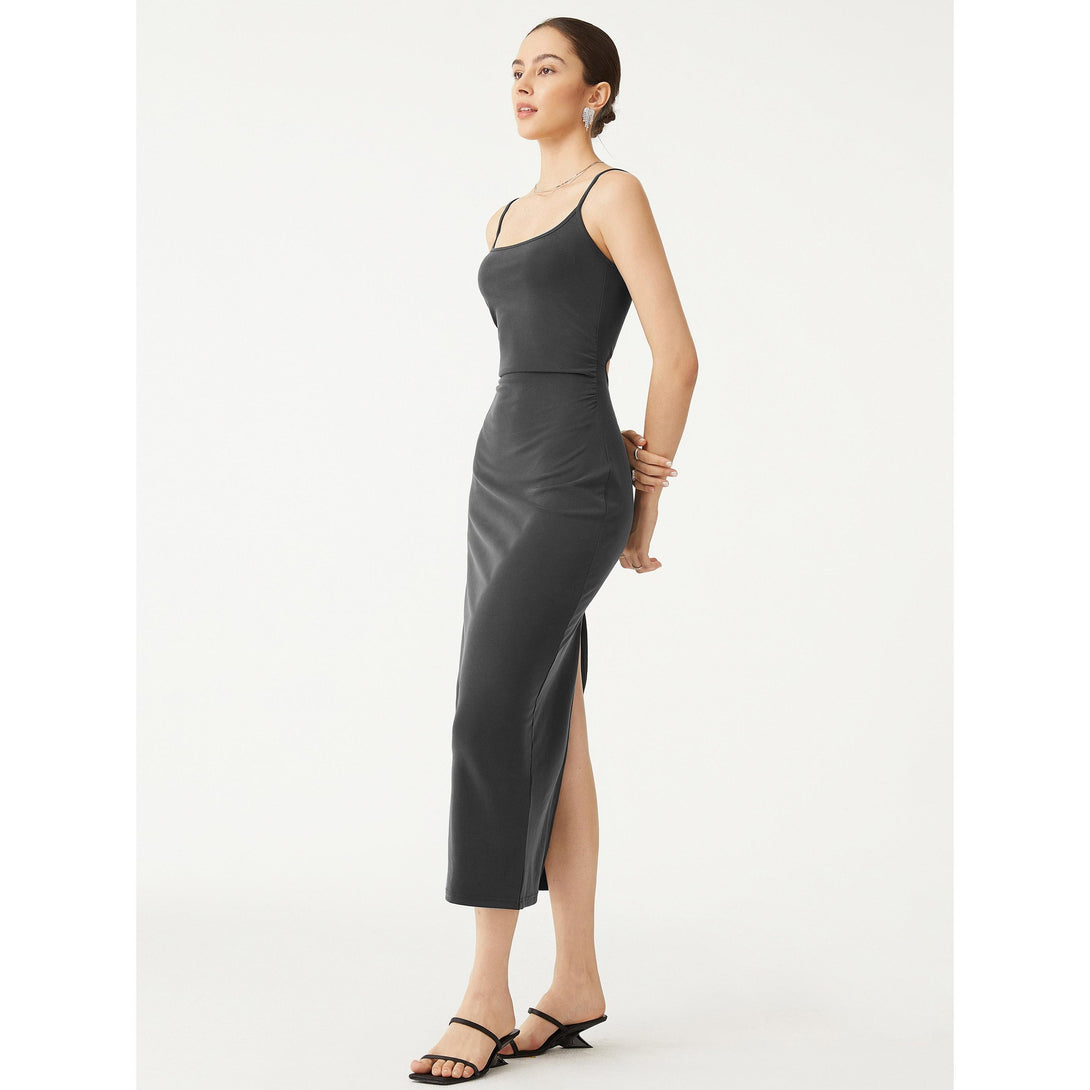 Lucky Offer——Size:XL Midi Dress Shadow