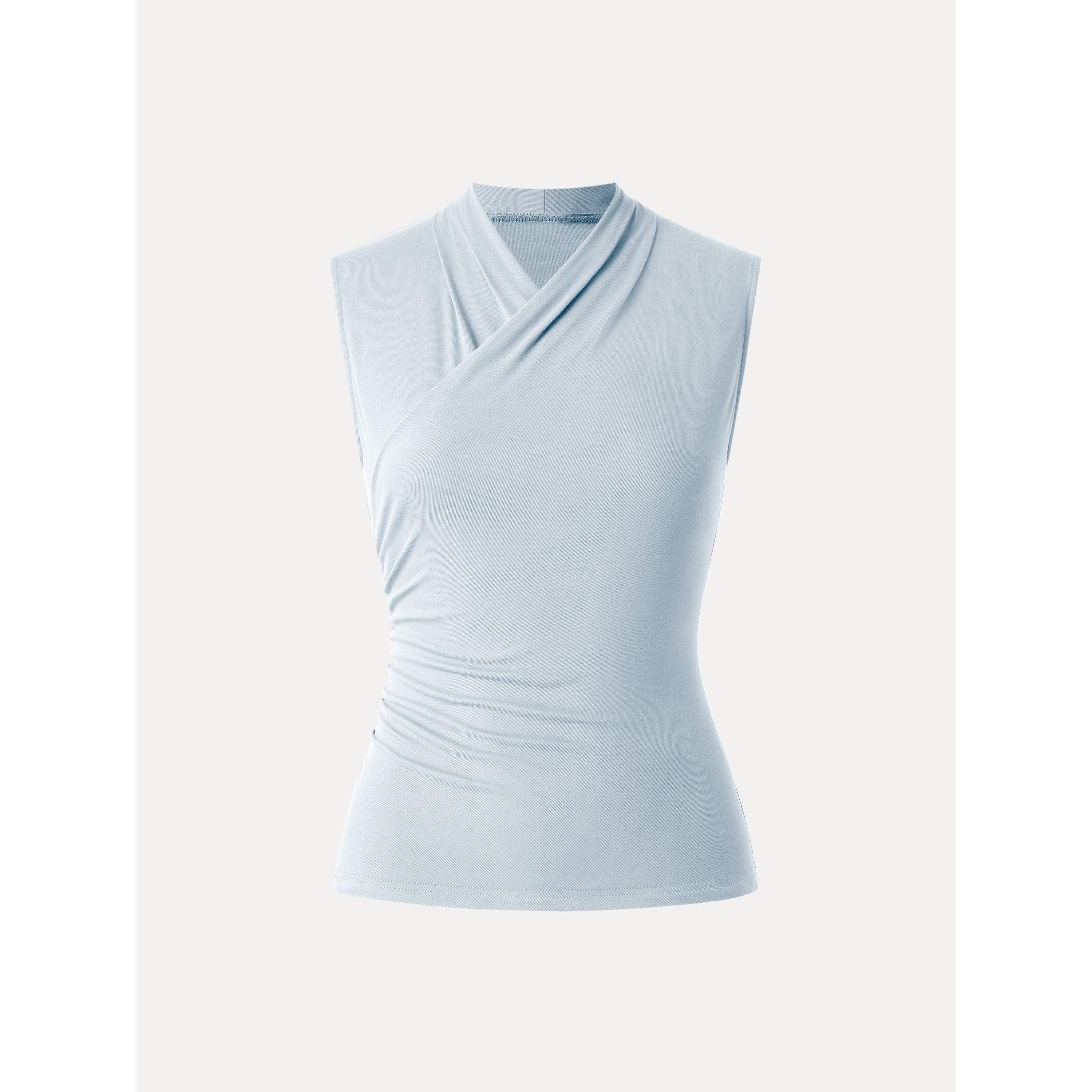 Effortless Surplice Second-skin Tank