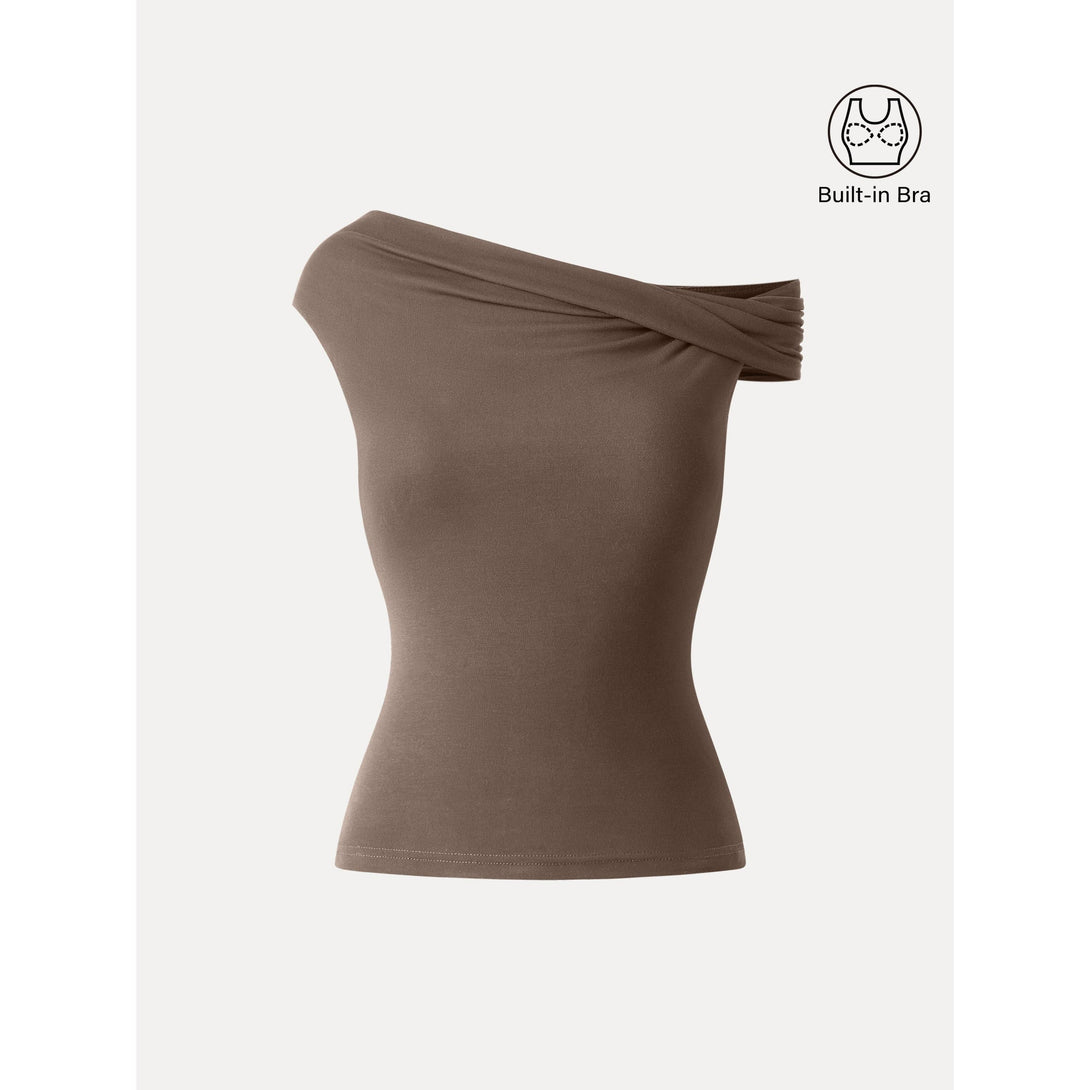 Multi-wear Versatile Necklines Brami Top Iced Mocha XS