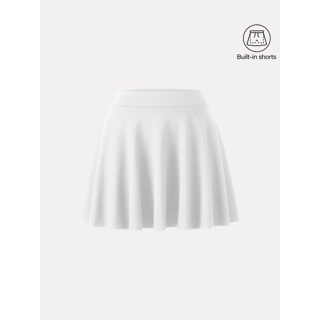 Lucky Offer——Size:L Mini Skirt White-