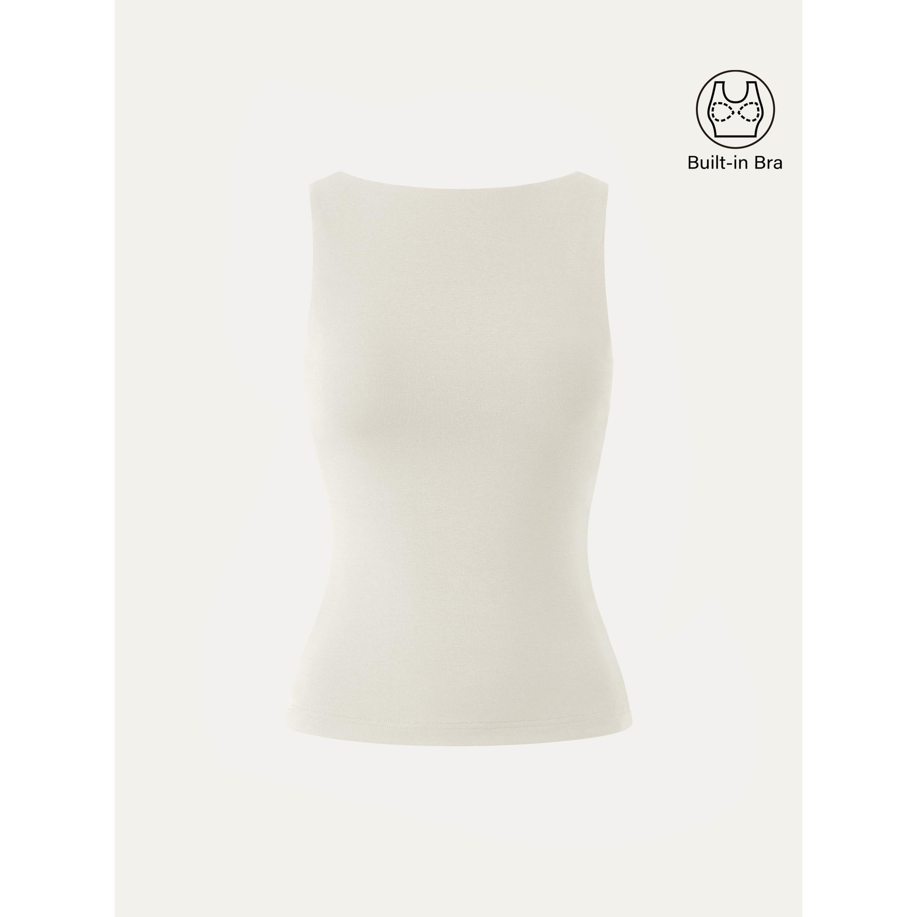 OGL Stretch Cotton Boatneck Brami Tank – OGLmove