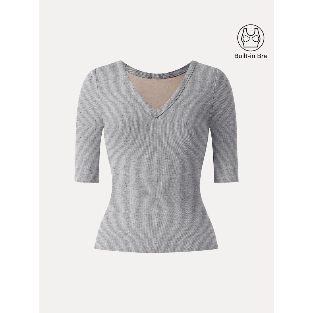 Lucky Offer——Size:XS Brami Top Heather Grey