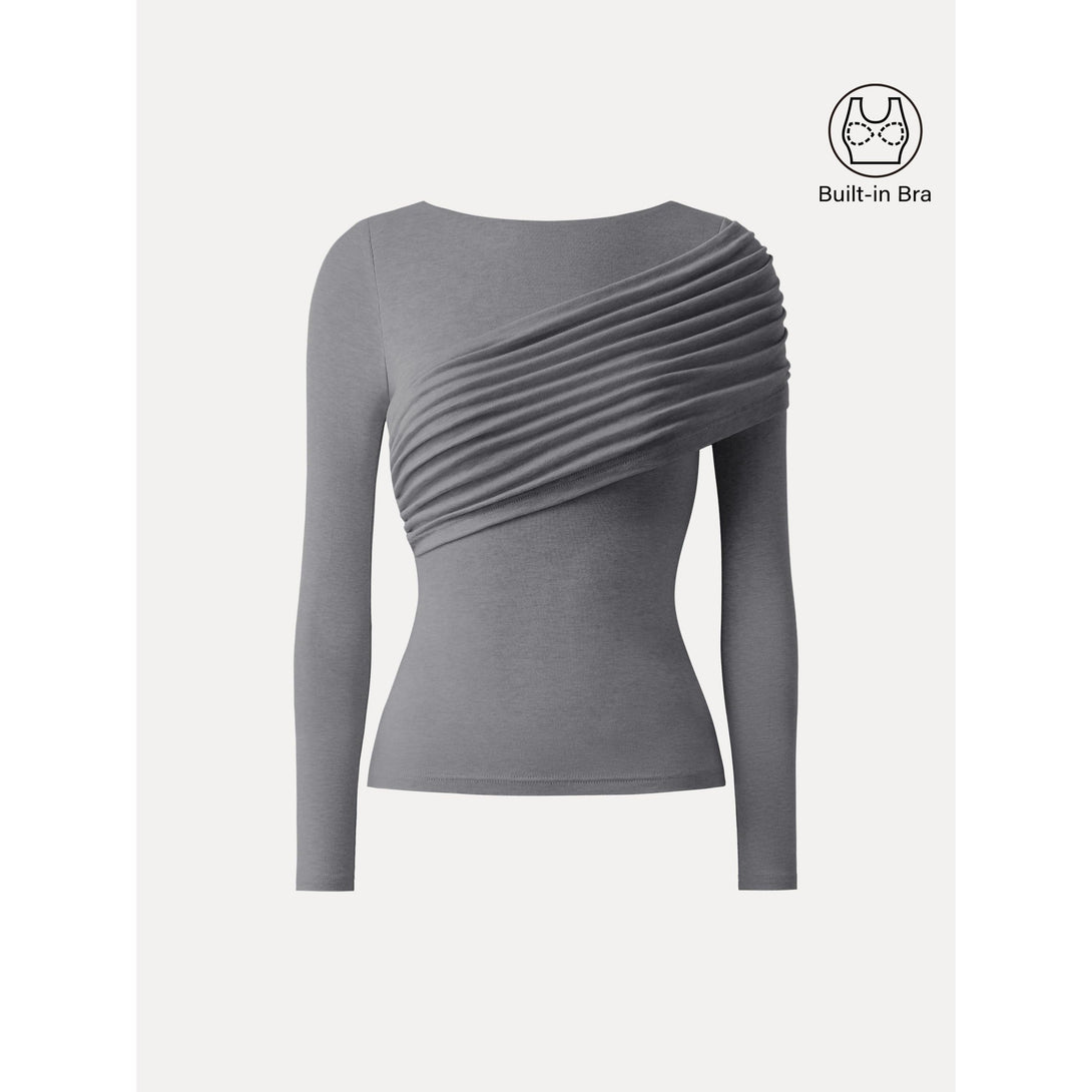 Lucky Offer——Size:M Brami Top Heather Grey