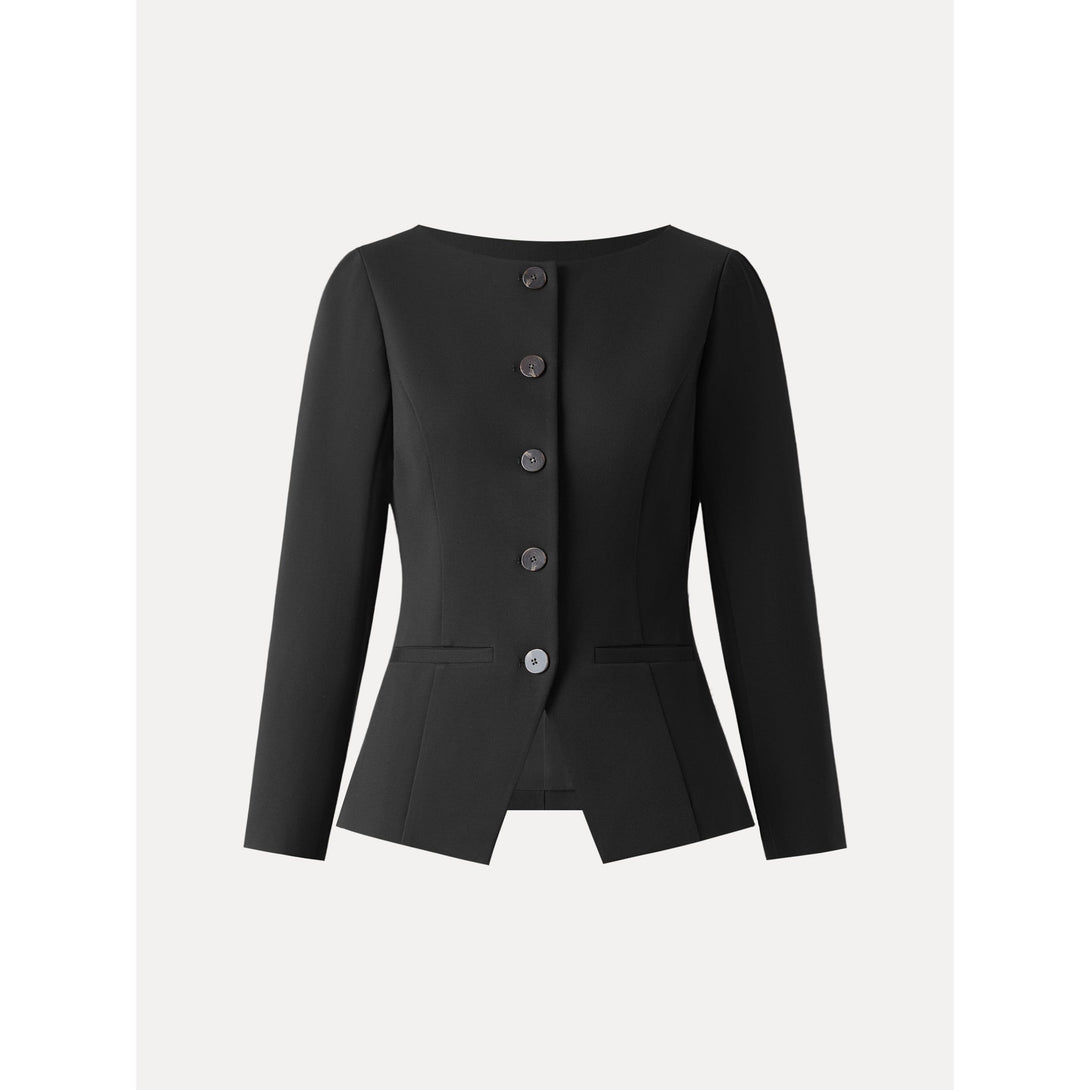 Empower Stretch Boatneck Blazer Black XS