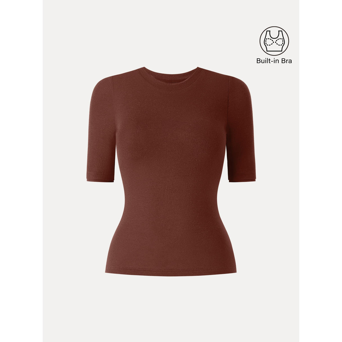 Lucky Offer——Size:L Brami Top Rust Orange