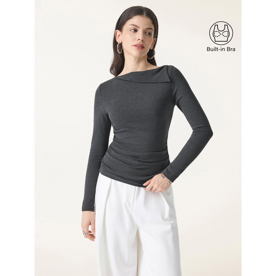 Lucky Offer——Size:XS Brami Top Heather Shadow