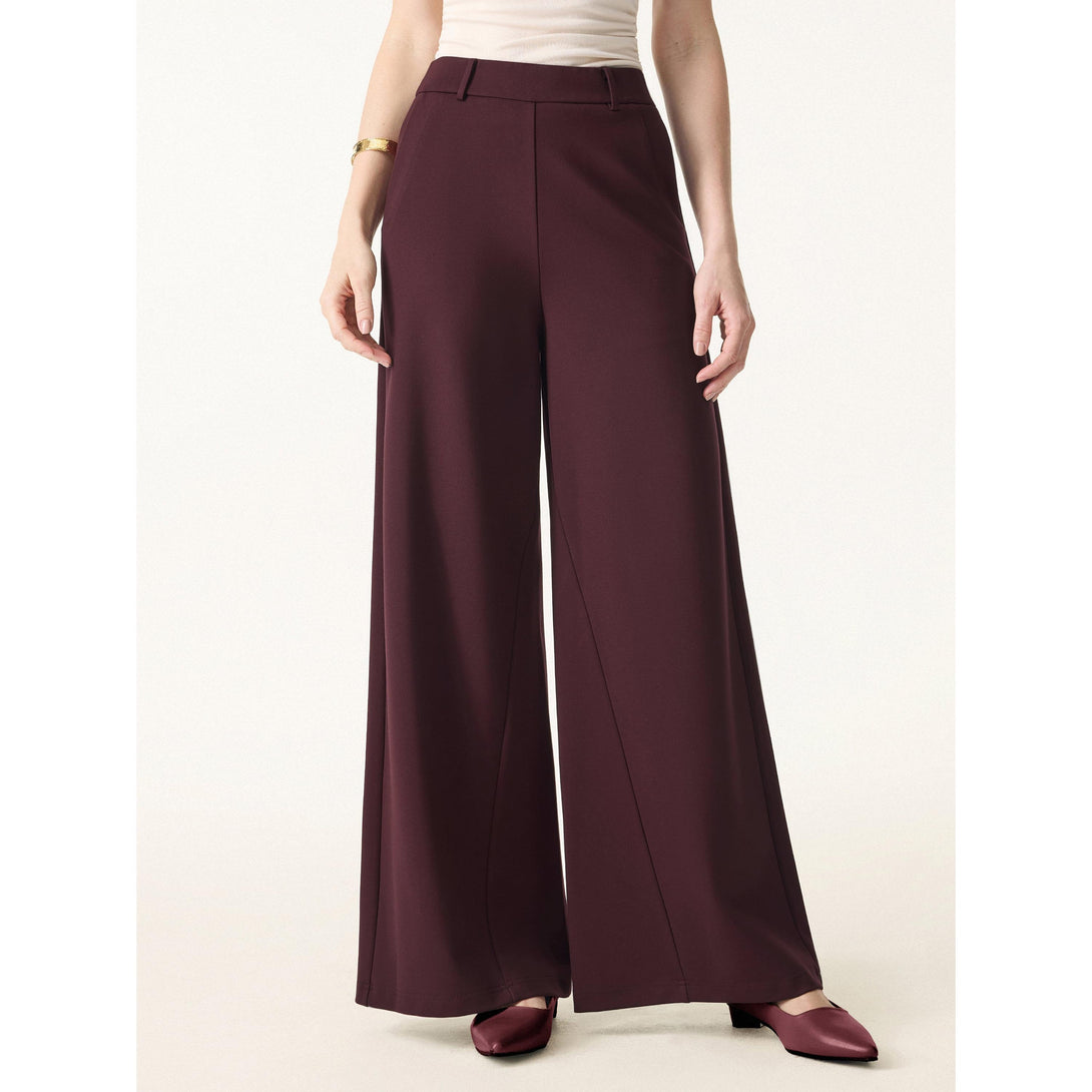 Lucky Offer——Size:S Pants-Regular Dark Berry