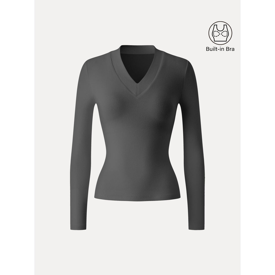 Lucky Offer——Size:L Brami Top Blue Charcoal