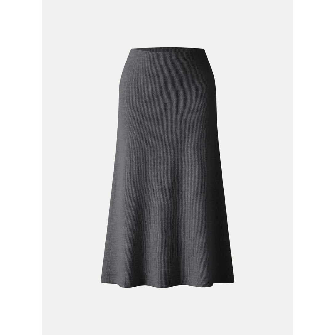 Lucky Offer——Size:M Midi Skirt Heather Black