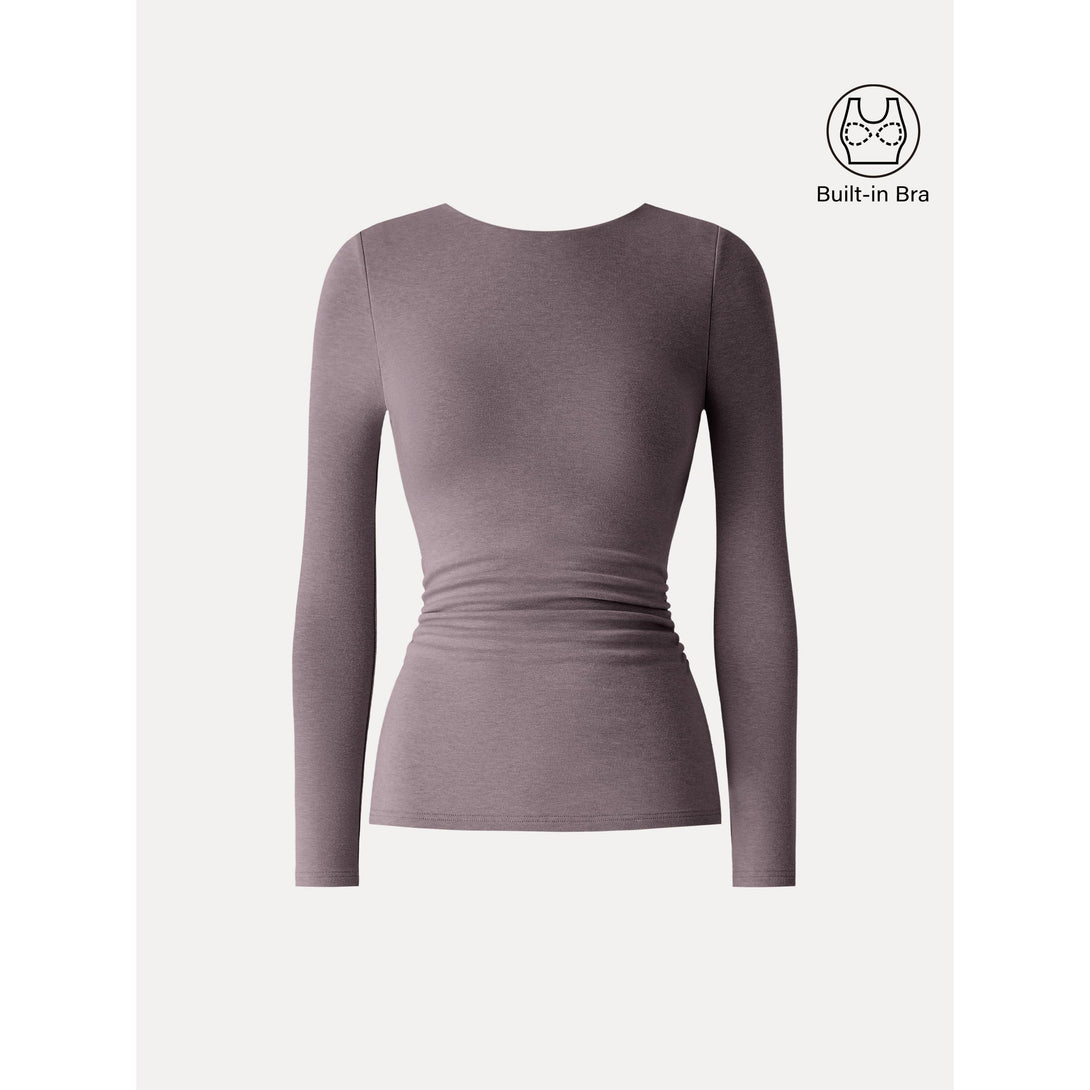 Lucky Offer——Size:S Brami Top Faded Purple