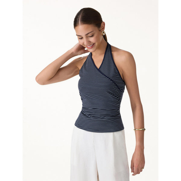 OGLmove Last Chance in Size L Non-Bra Tops Navy/White Stripe