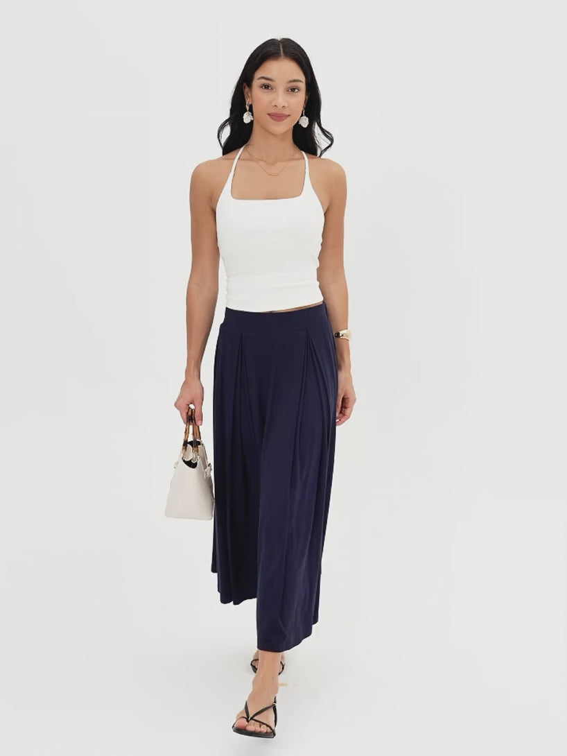 OGLmove Breezy Drapey Midi Skirt