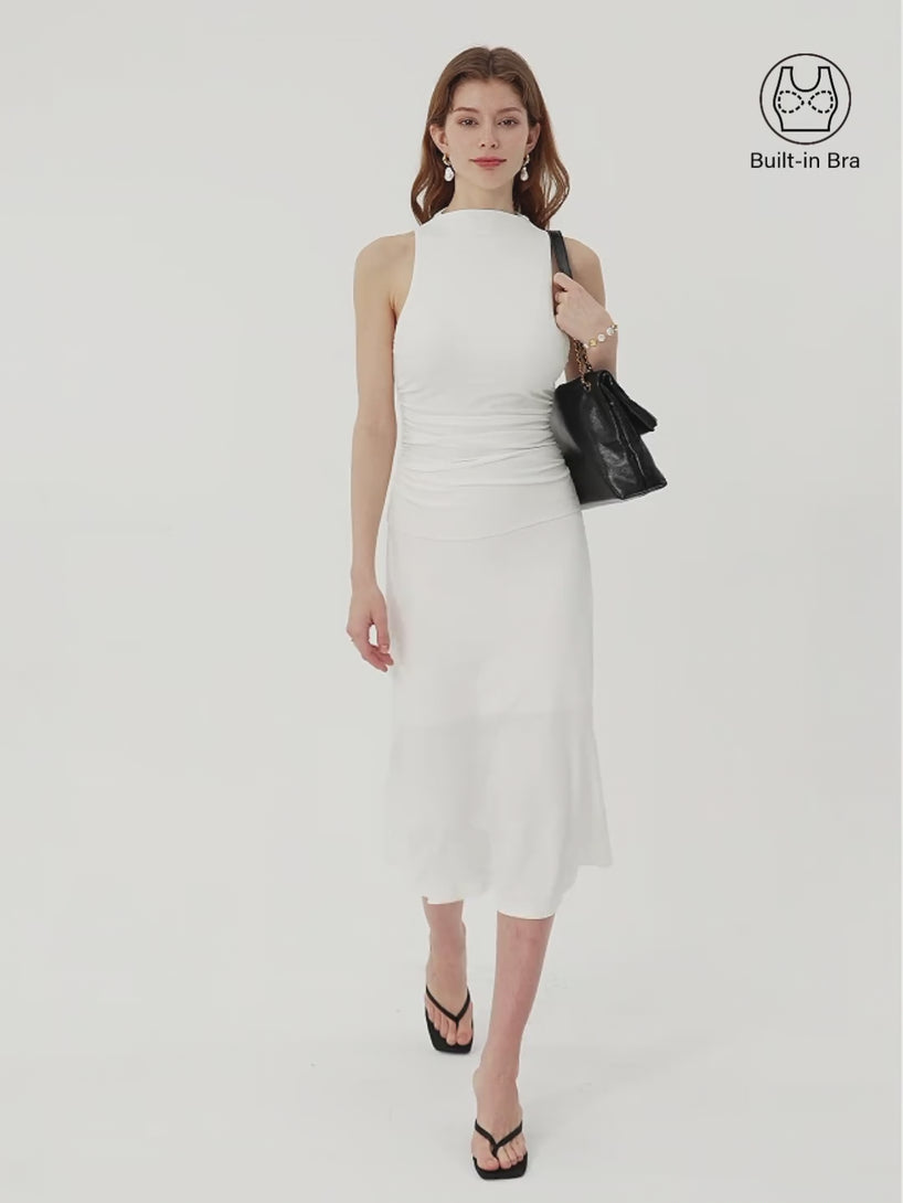 Cooling Ruched Sleeveless Brami Tank