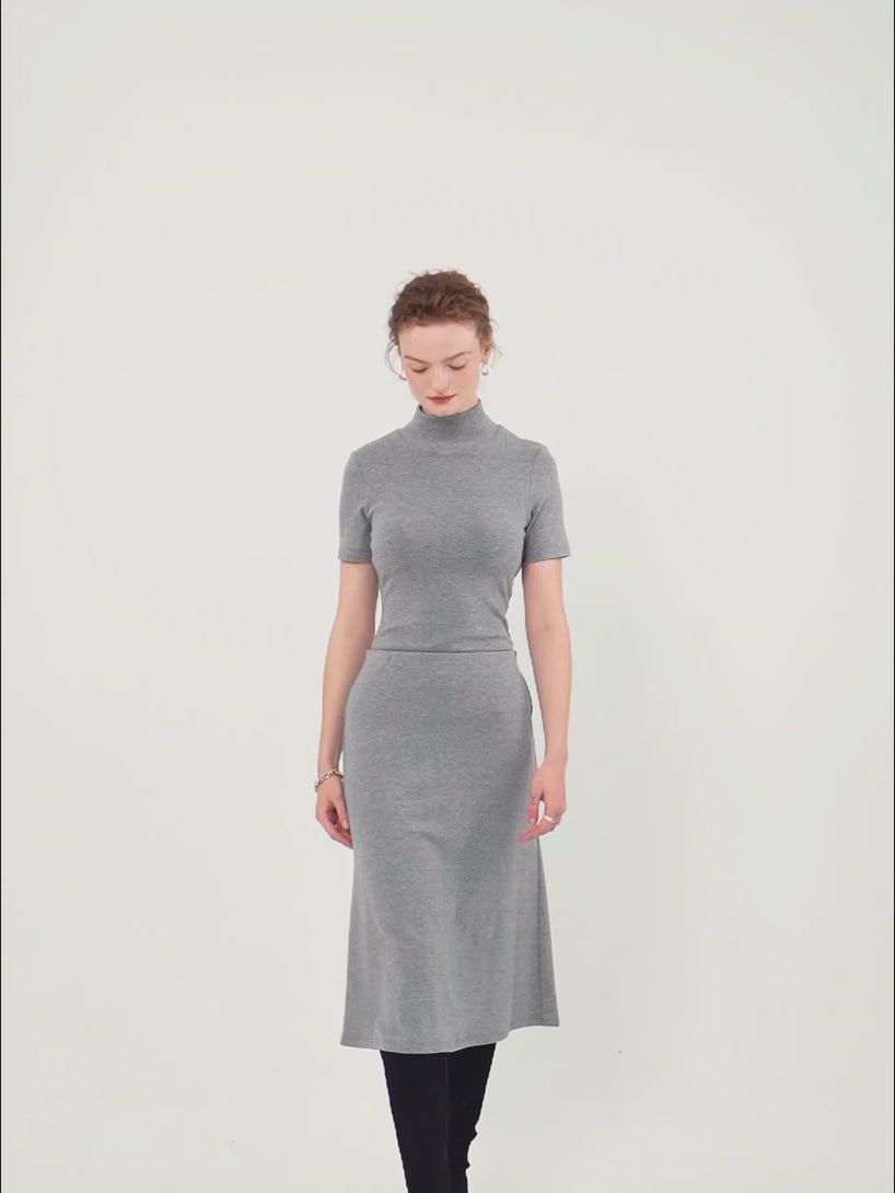 OGLmove Soft Thermal Pull-On Midi Skirt