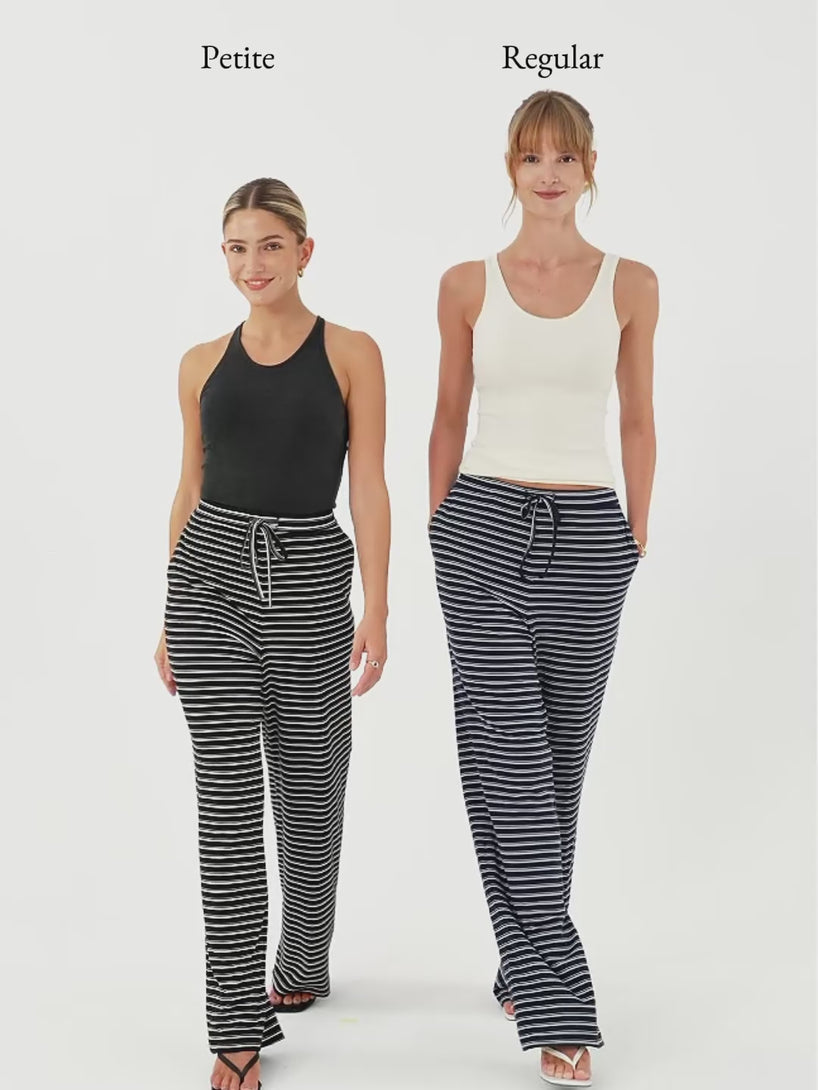 OGLmove Lyocell Striped The Weekend Pant